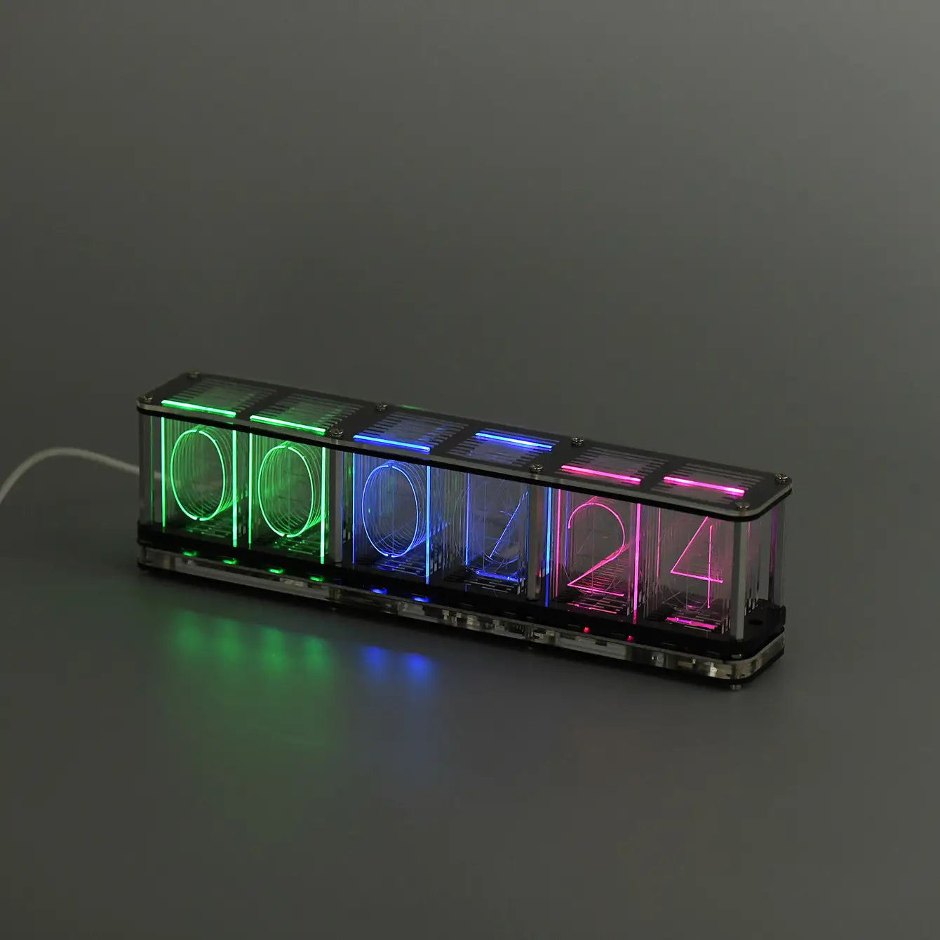 RGB Tube Clock-thumbmail-1