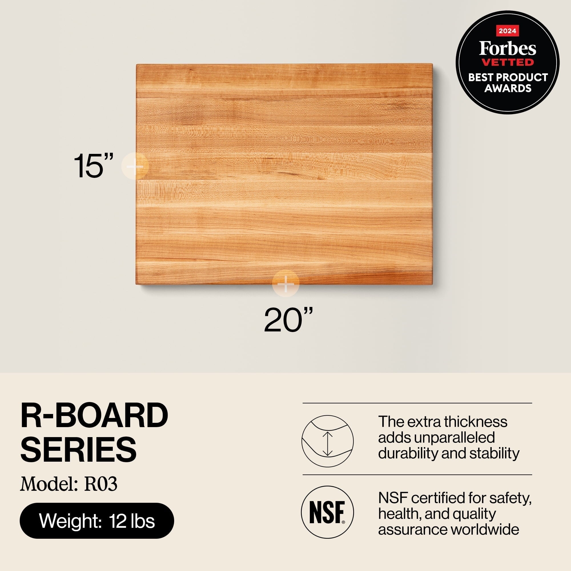 John Boos 20-by-15-Inch Reversible Maple Cutting Board-thumbmail-7