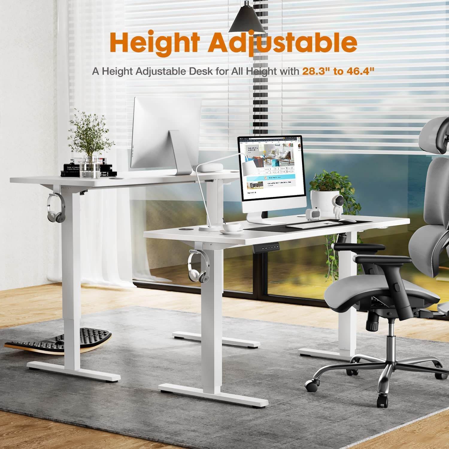 Electric Height Adjustable Standing Desk-thumbmail-5