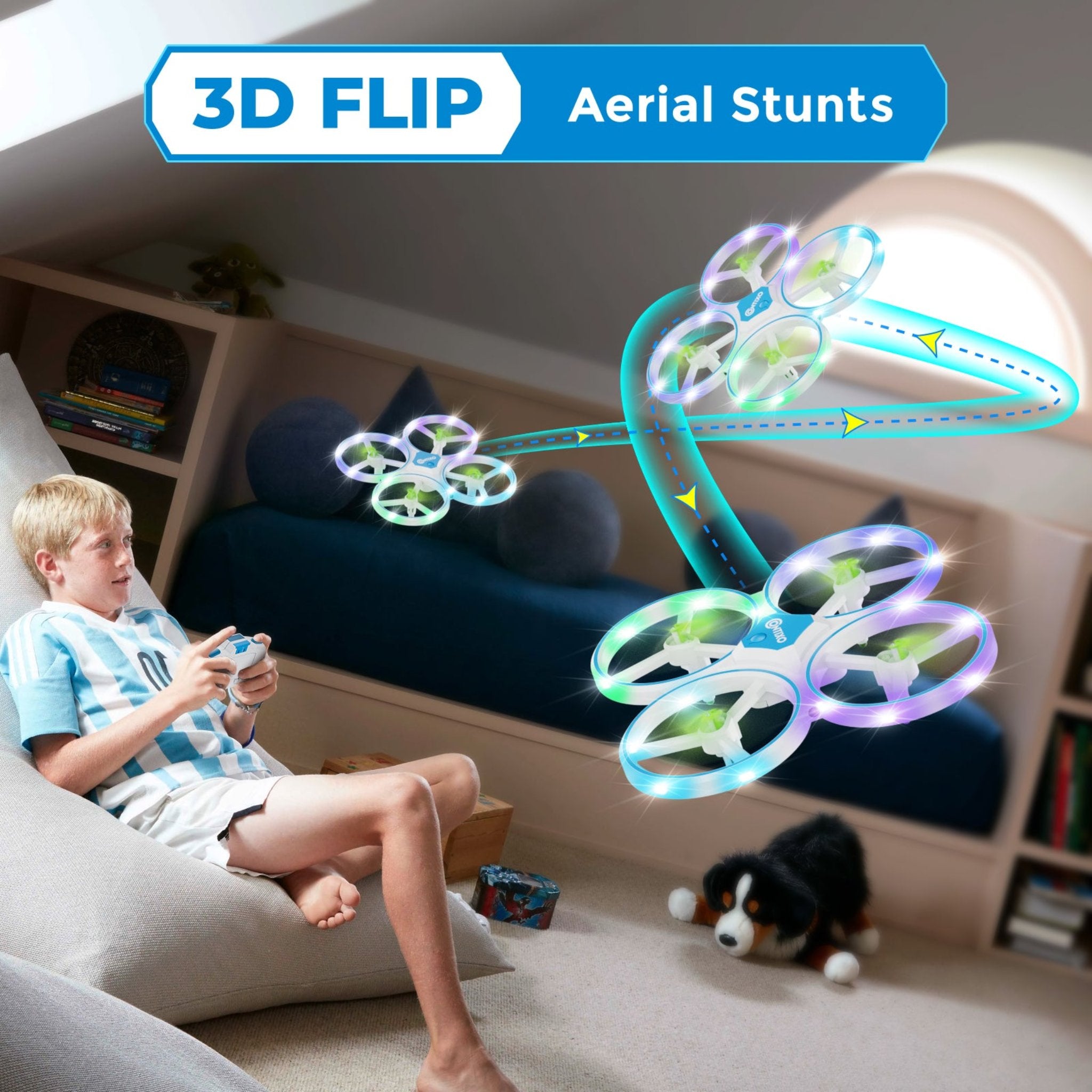 Contixo TD1 Dragonfly Drone With LED Light Effects-thumbmail-4