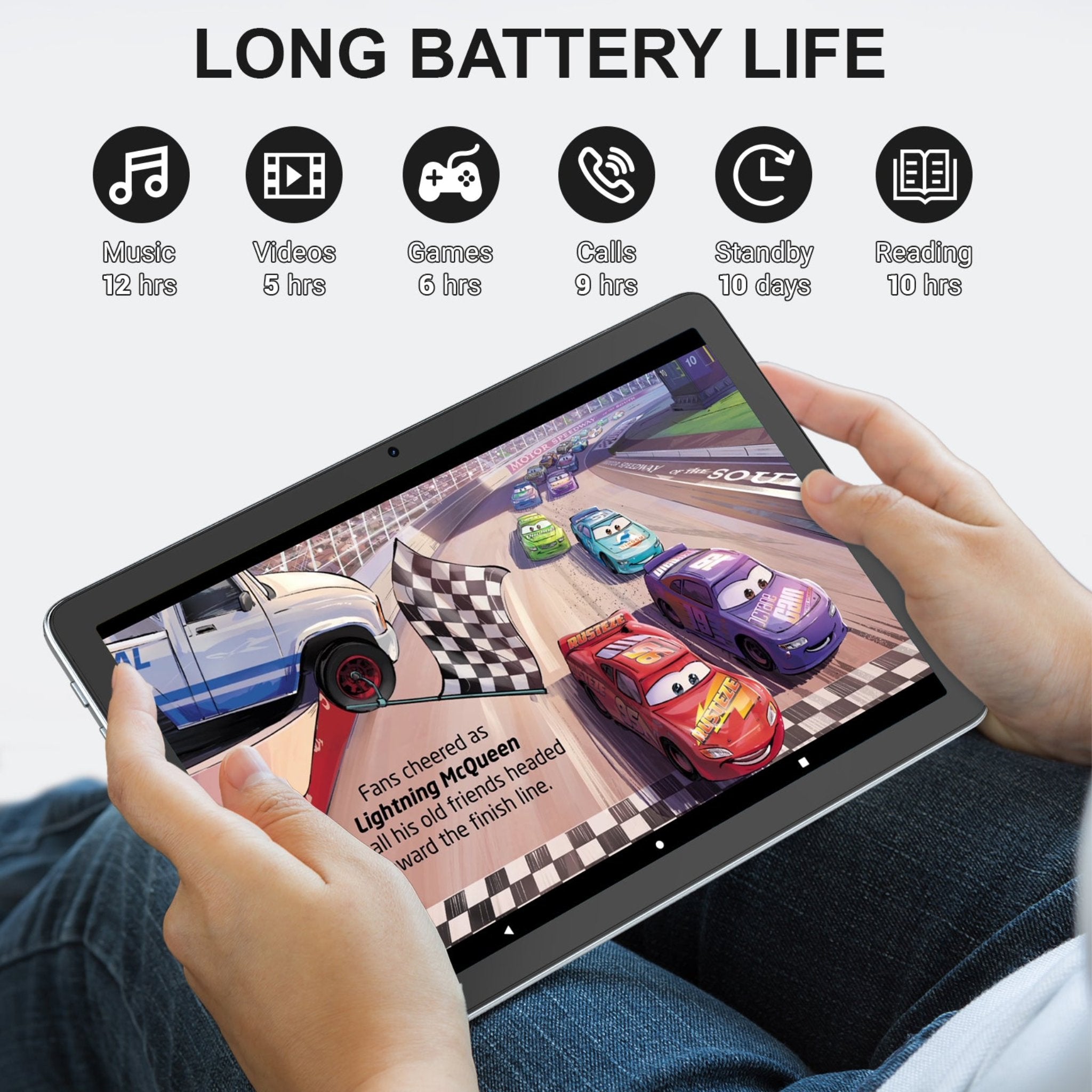Contixo A1 10" Educational Android Tablet With Docking Keyboard - 128GB-thumbmail-6