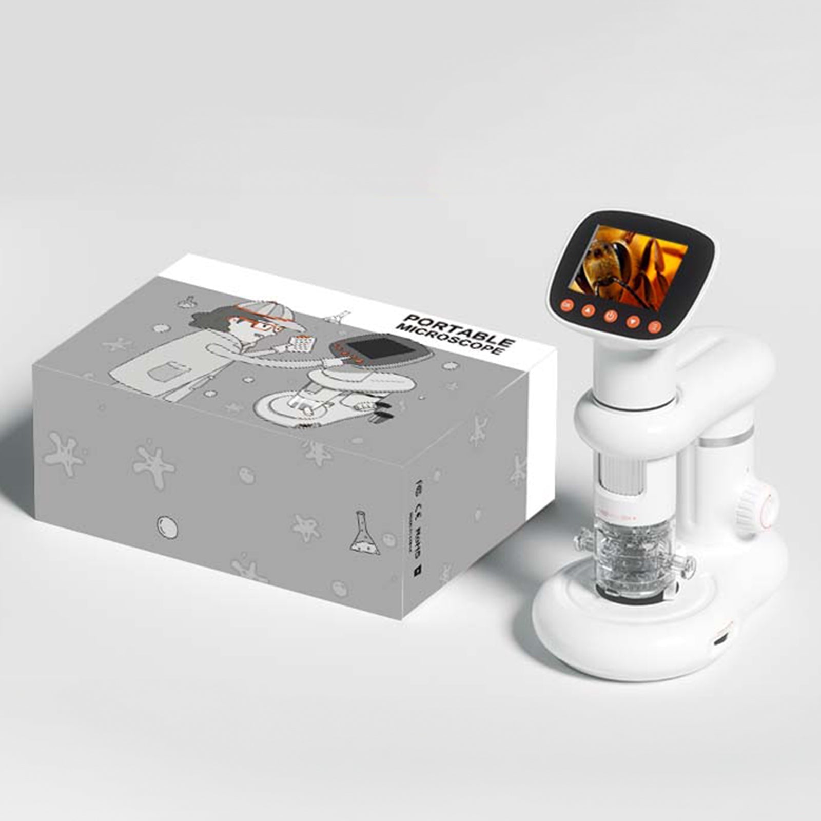 Contixo Kids Digital Microscope - 2" IPS Screen, 2MP Pictures & 1080P Videos-thumbmail-2