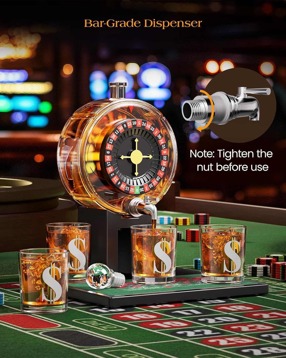 Roulette Whiskey Decanter Set-thumbmail-7