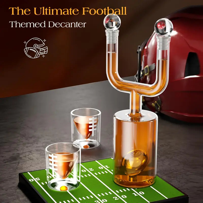 Football Field Goal Whiskey Decanter Set-thumbmail-4