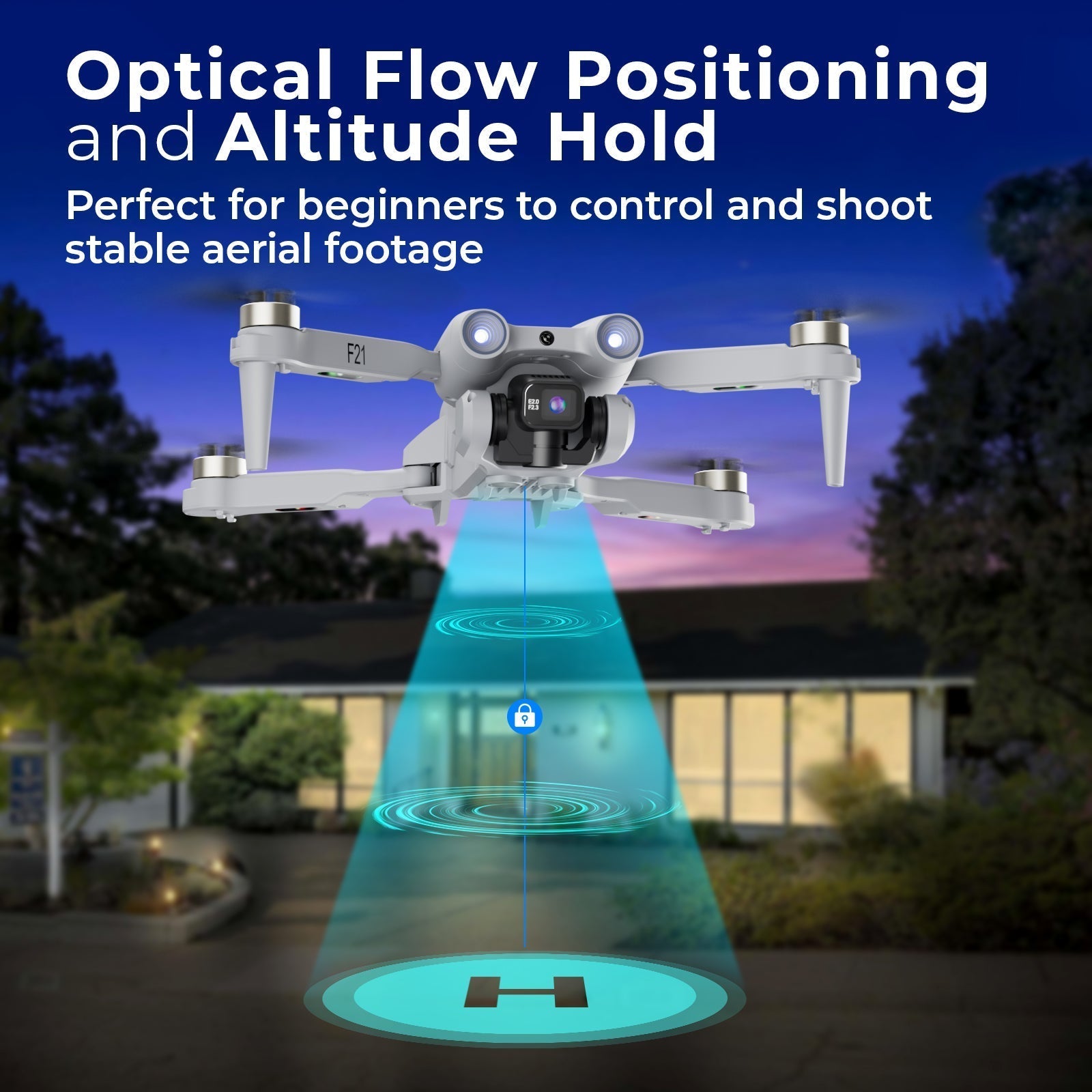 Contixo F21 Elite Sky Remote Control Beginner Drone With 1080P HD Camera-thumbmail-8