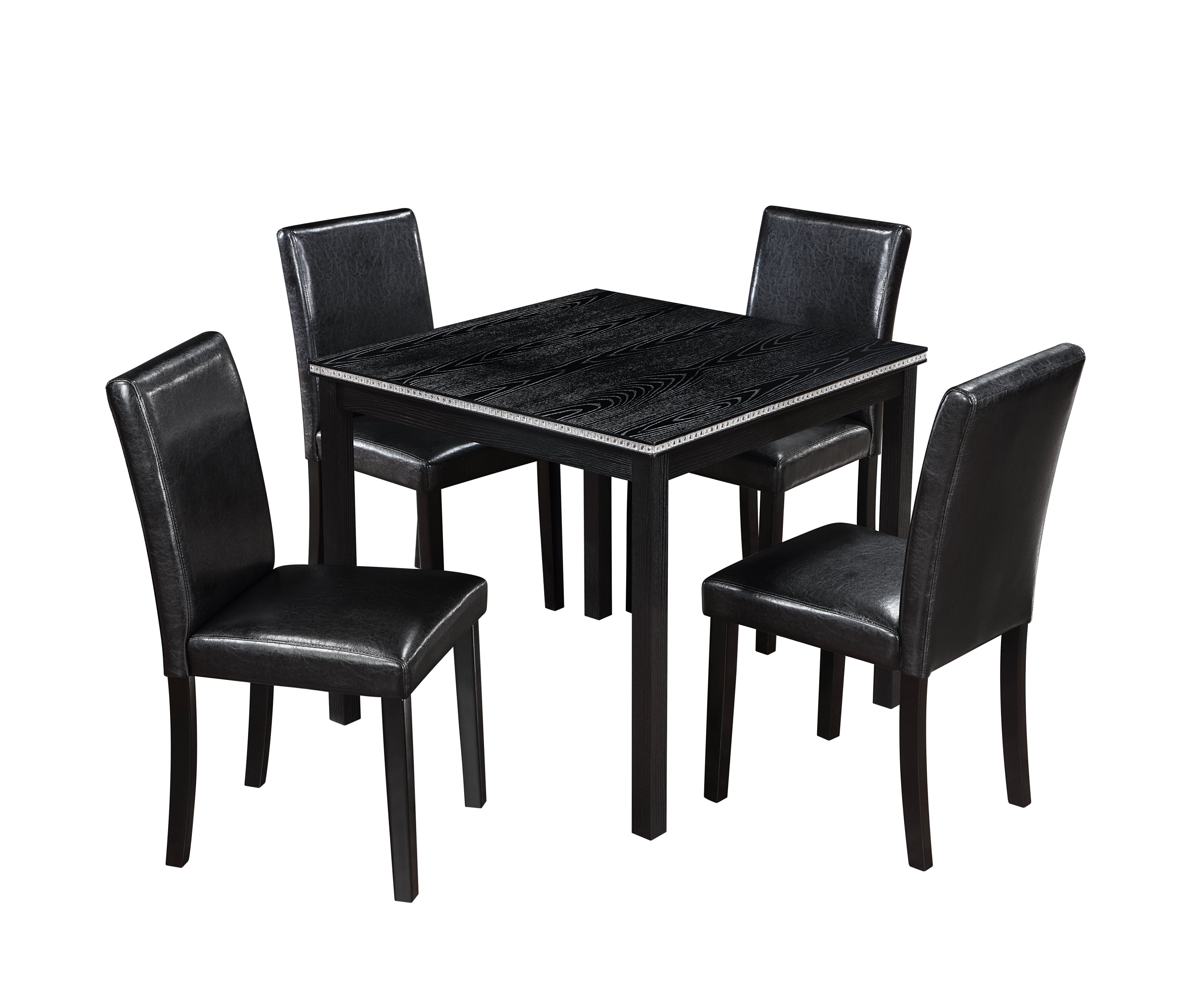 5 Piece Wooden Dining Table Set-thumbmail-5
