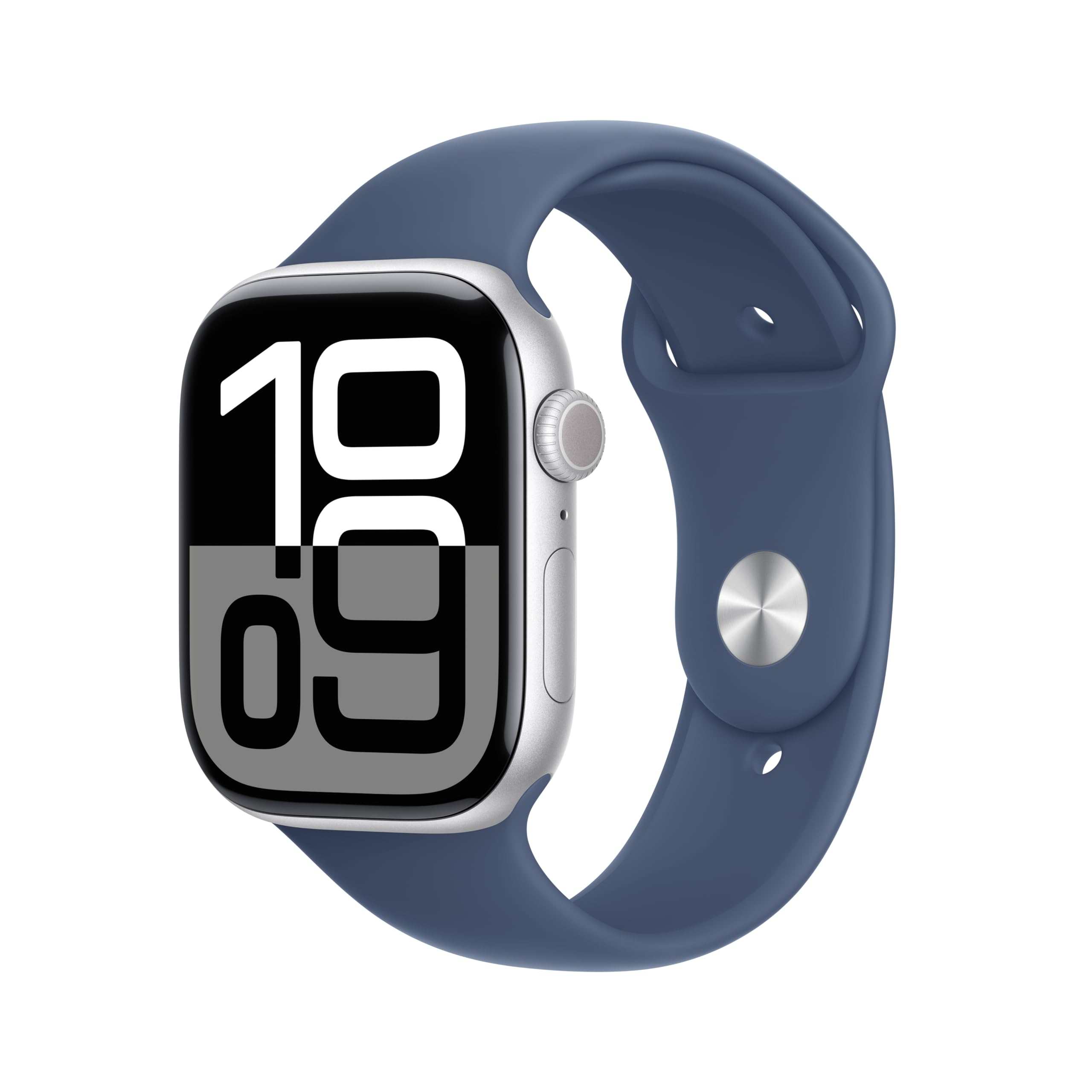 Apple Watch Series 10 46mm Gps Aluminum Silver + Denim Sport Band 64gb WS1 (Certified Refurbished)-thumbmail-2