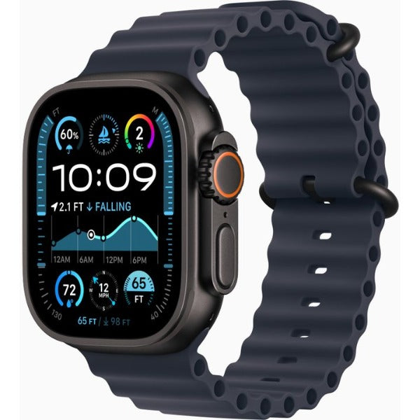 Apple Watch Ultra 2 49mm Gps + Cellular Black Titanium + Black Ocean Band 64gb CPO (Apple Certified Refurbished)-thumbmail-1
