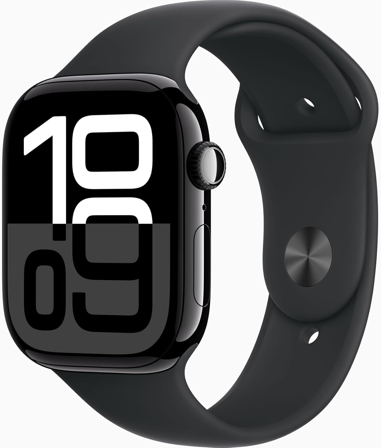 Apple Watch Series 10 46mm Gps Aluminum Jet Black + Black Sport Band 64gb WS1-thumbmail-1