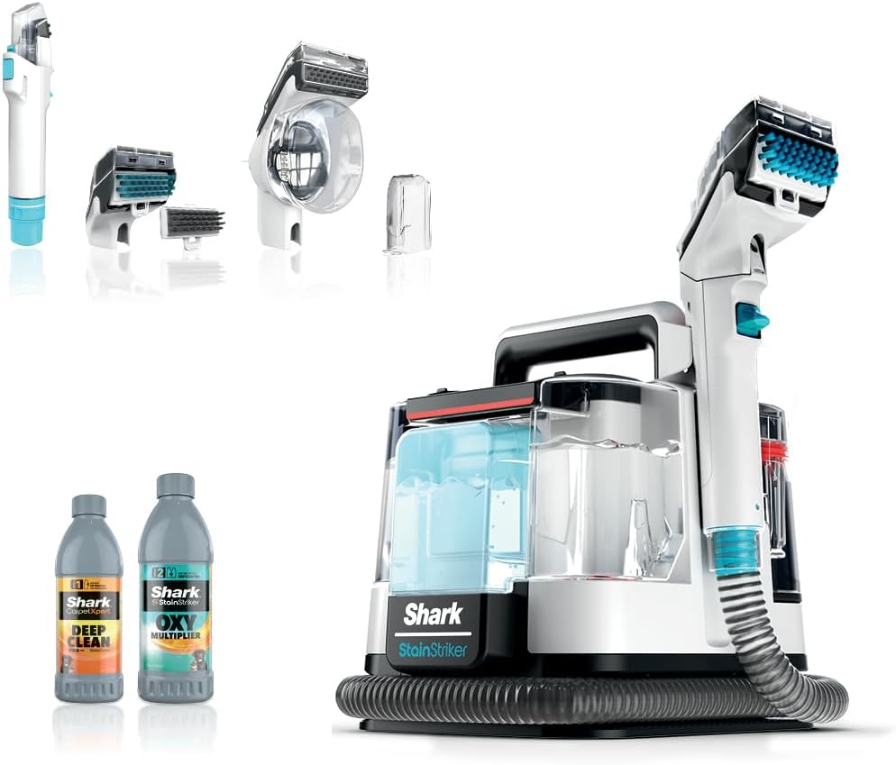 Shark Stainstriker Portable Carpet and Upholstery Cleaner - Spot - Stain and Odor Eliminator PX201 White WS1-thumbmail-1