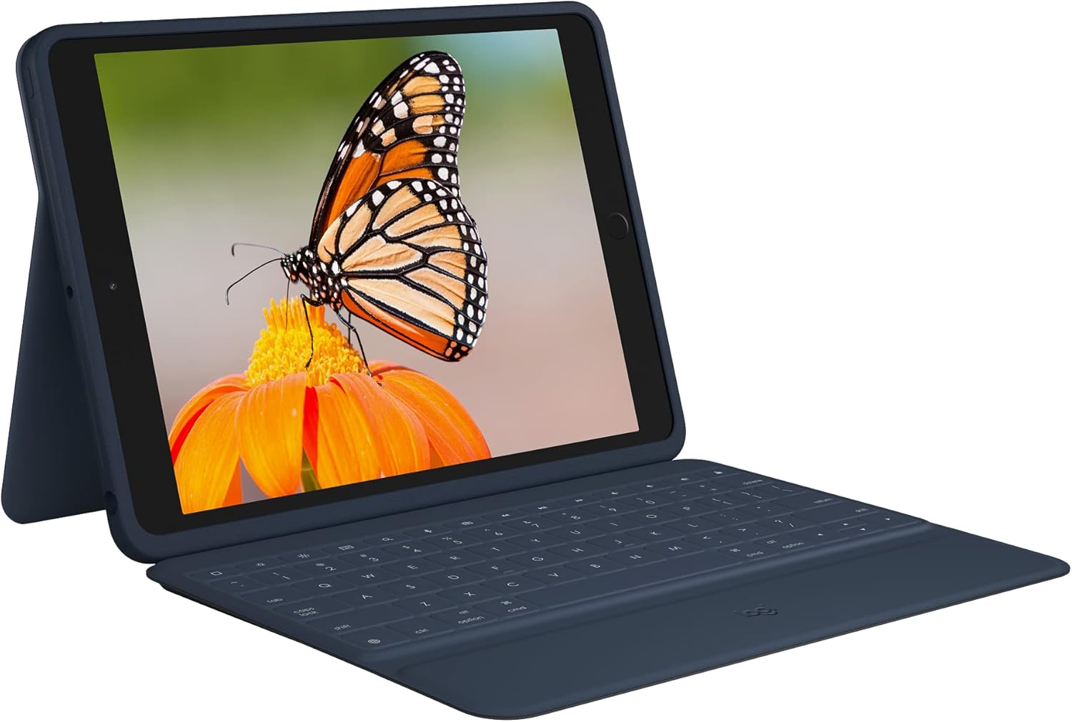 Logitech Rugged Combo 3 Ipad Keyboard for Ipad 7th - 8th and 9th Generation Classic Blue KH1-thumbmail-1