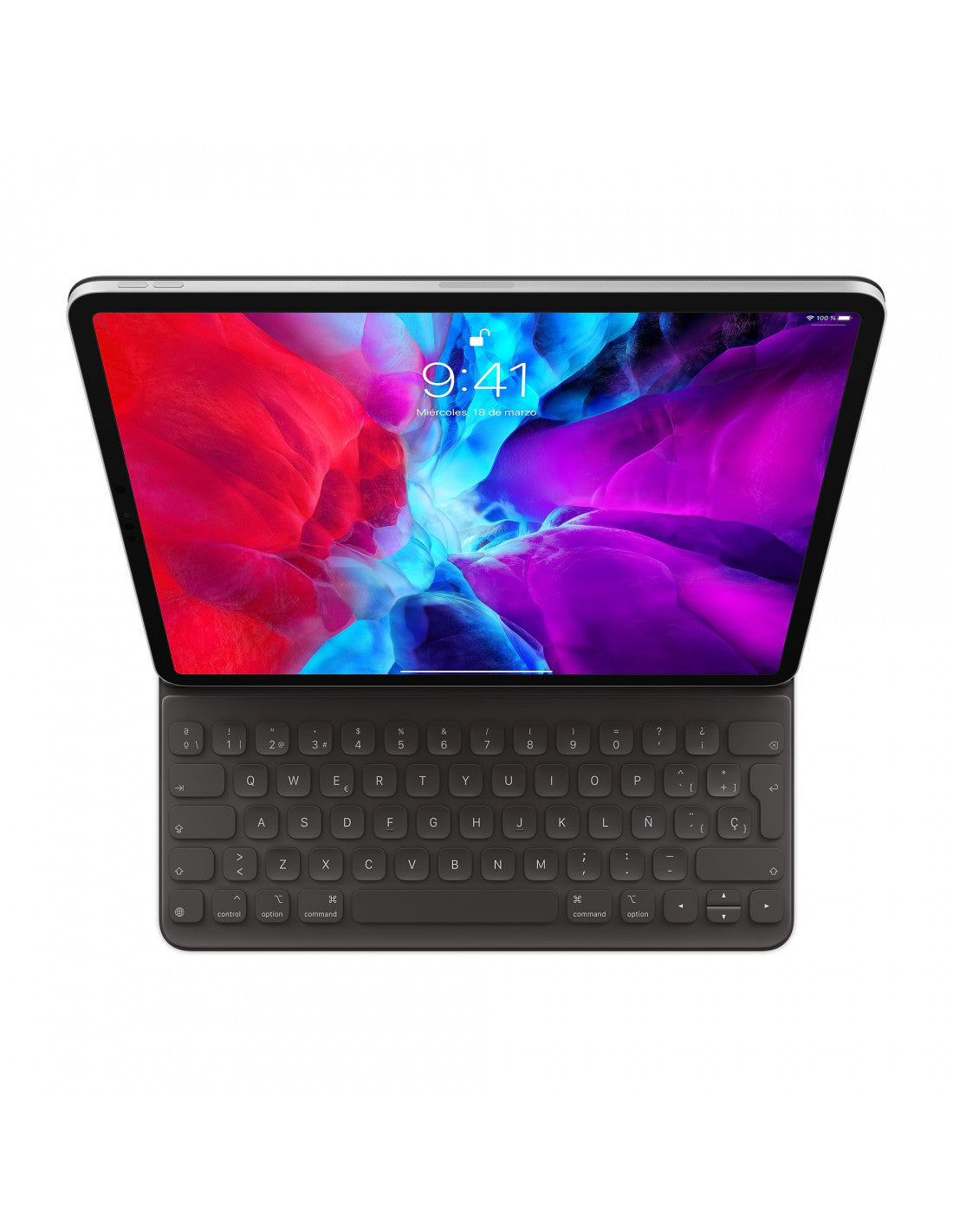 Apple Smart Folio for Ipad Pro 12.9-Inch 3rd 4th  5th and 6th Gen Black WS2 (Certified Refurbished)-thumbmail-1