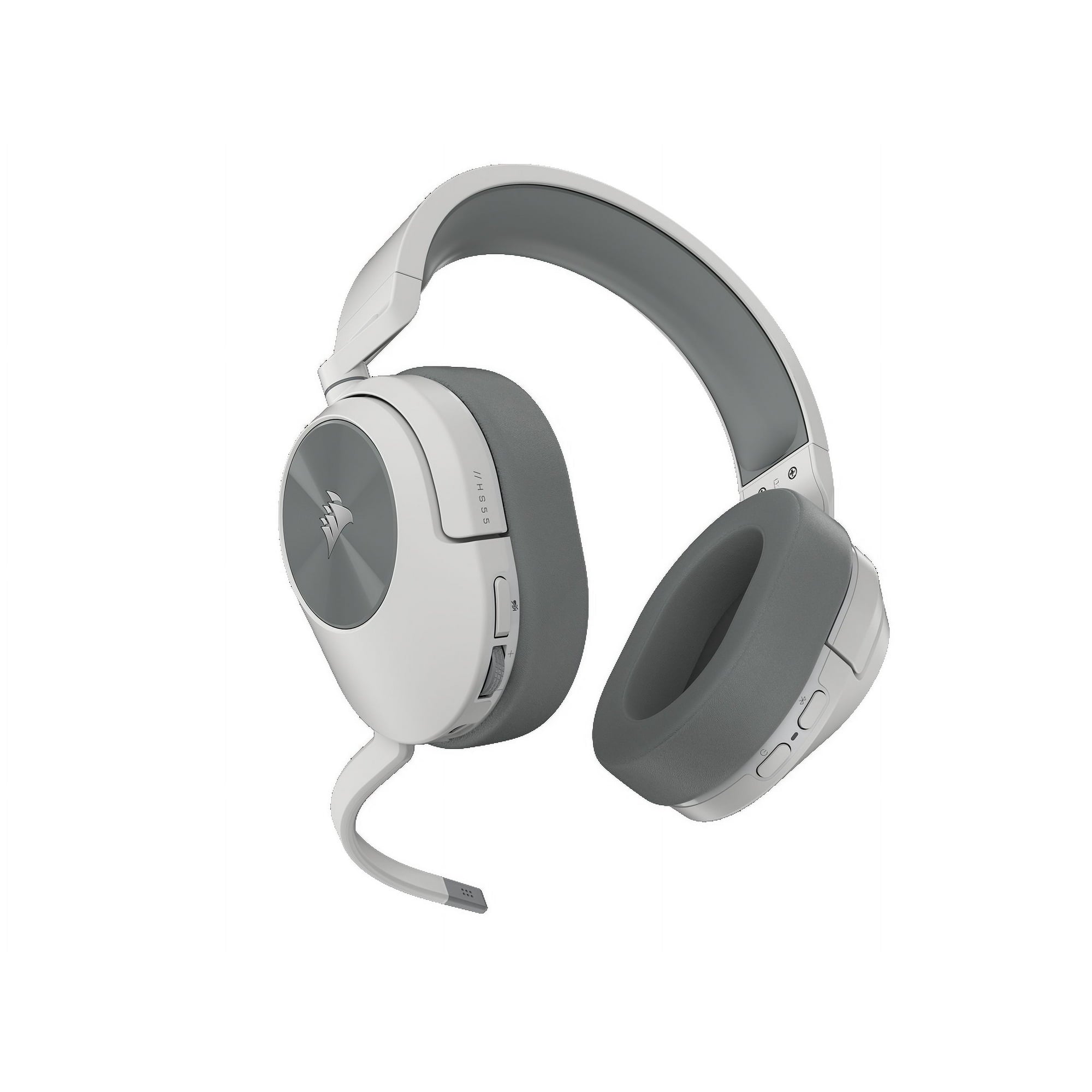 CORSAIR HS Series HS55 Wireless Gaming Headset for PC, PS5, and Mobile in White-thumbmail-6