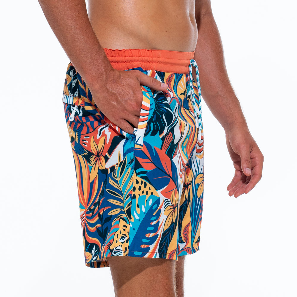 Mens Designer Board Shorts | Jungle Original Print-thumbmail-3