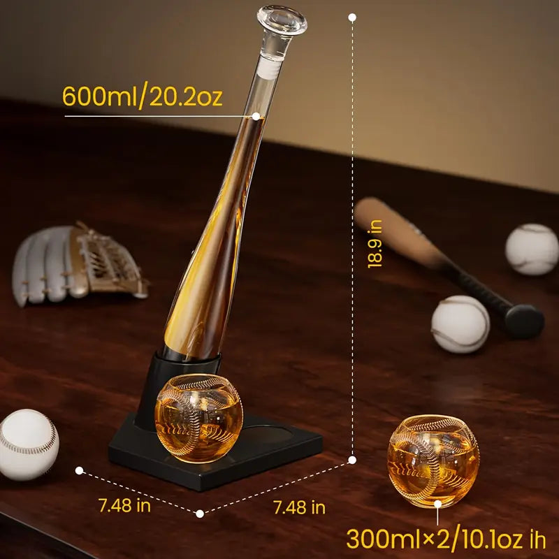 Home Run Baseball Decanter Set-thumbmail-7