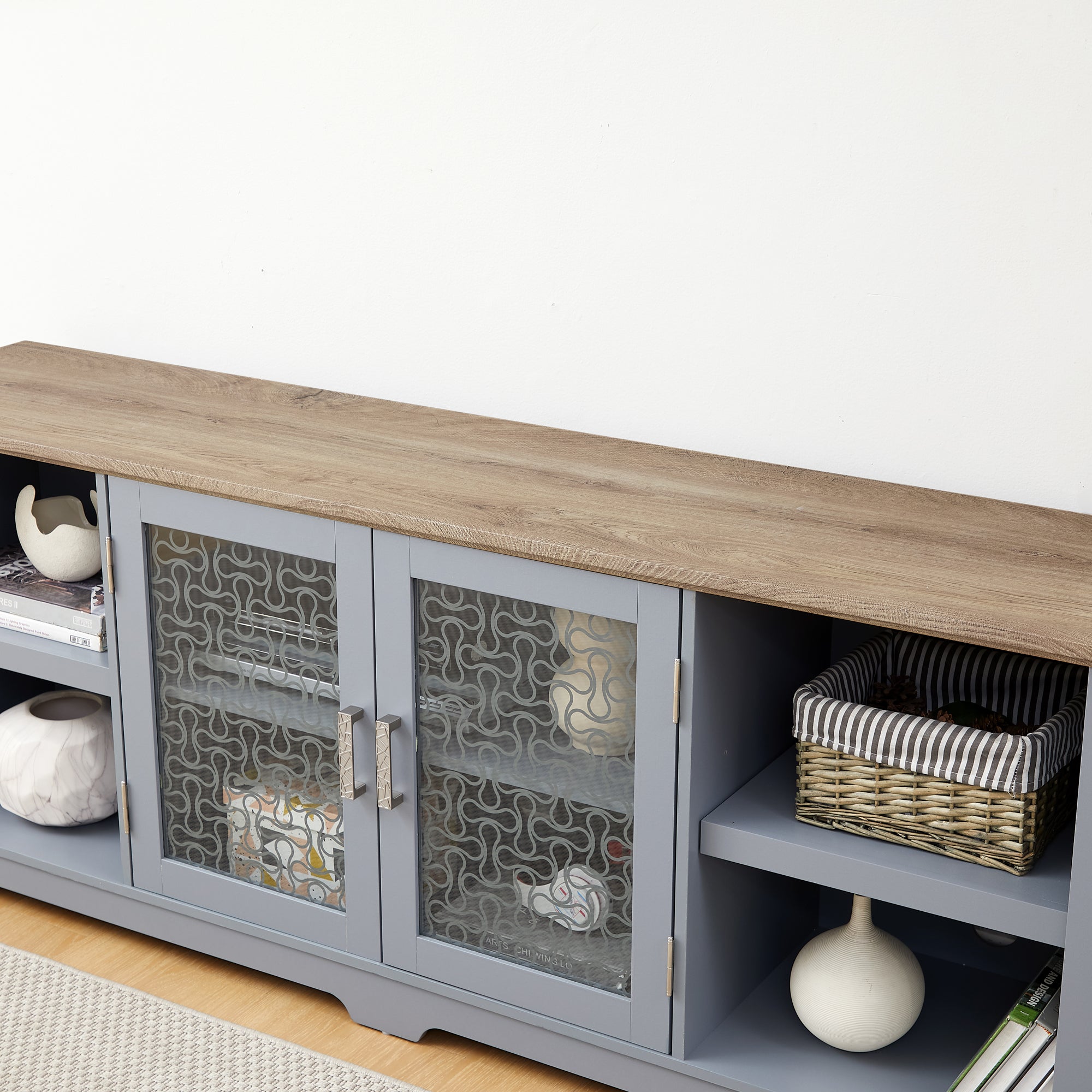 Modern Farmhouse TV Media Stand-thumbmail-5