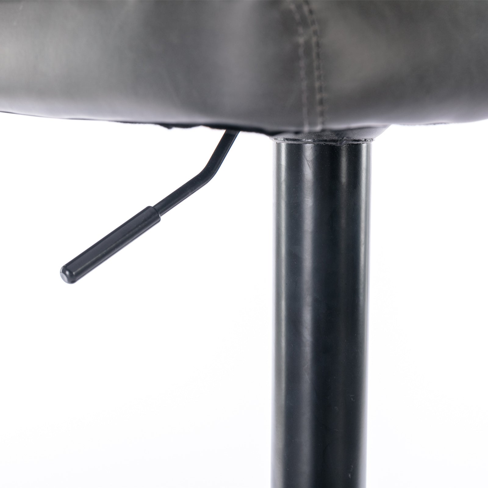 Set of 2 Modern PU Upholstered Swivel Barstools-thumbmail-1