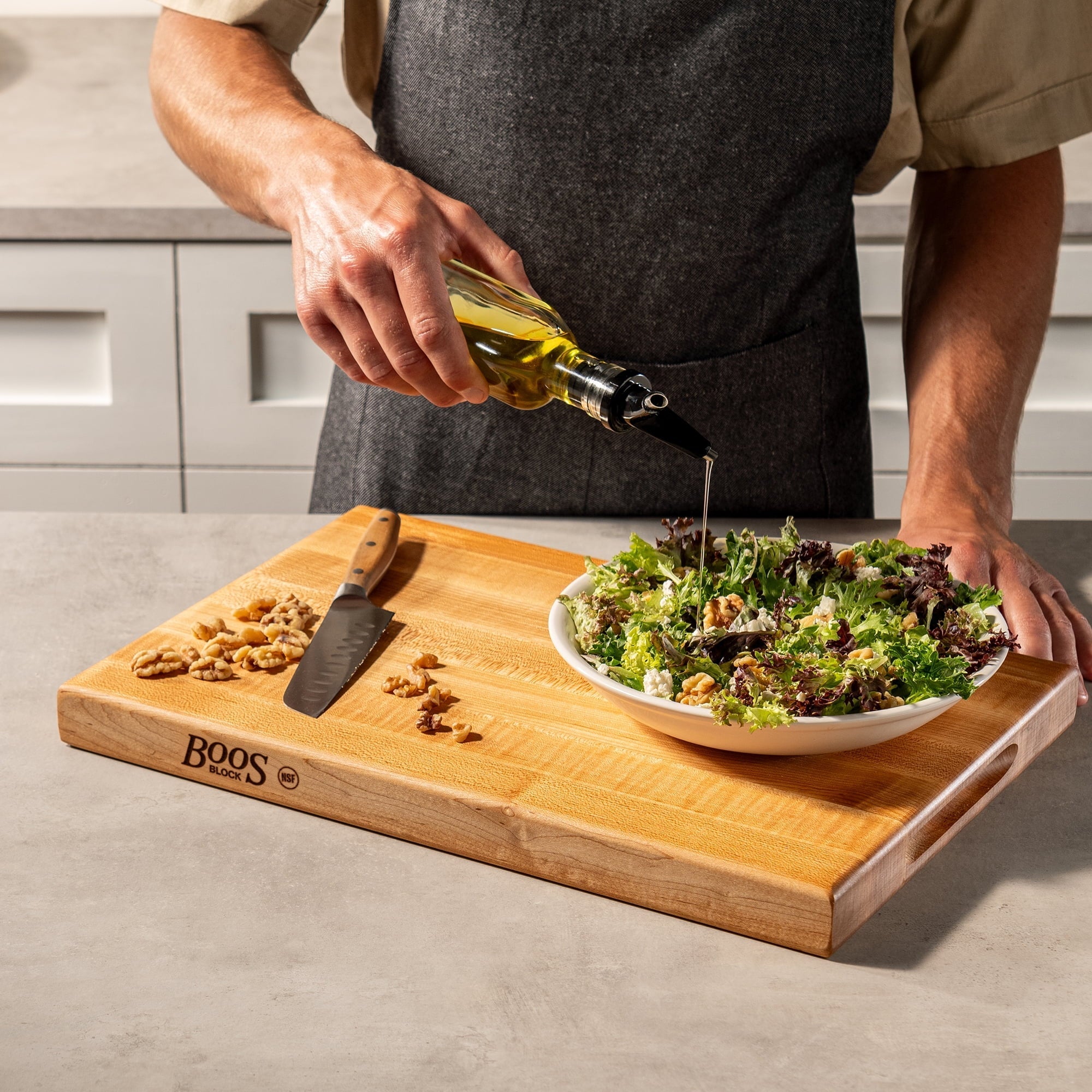 John Boos R-Board Reversible Wood Cutting Board, 18" X 12" X 1 1/2", Maple-thumbmail-6
