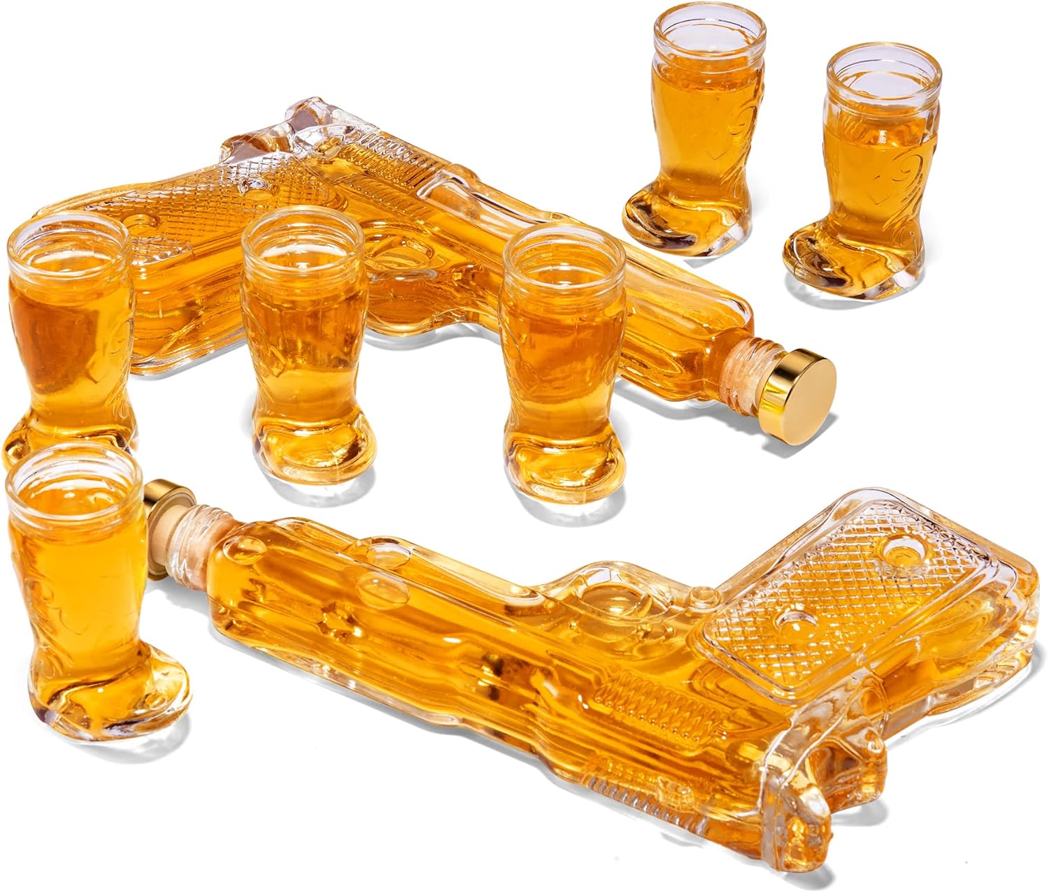 Pistol & Shot Glass Decanter Set-thumbmail-1
