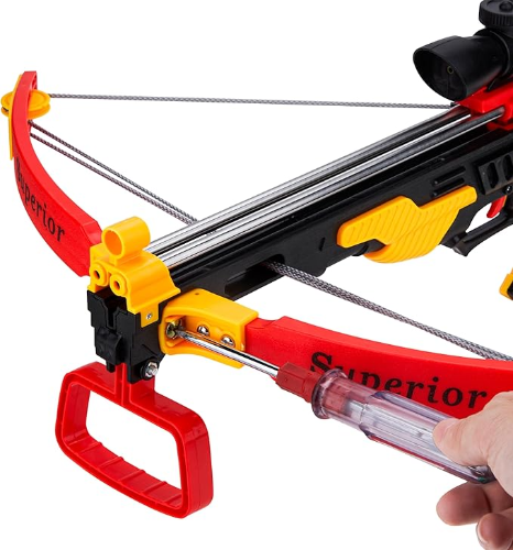 Contixo Crossbow & Arrow Toy Set - Infrared, 3 Suction Arrows, Target-thumbmail-2