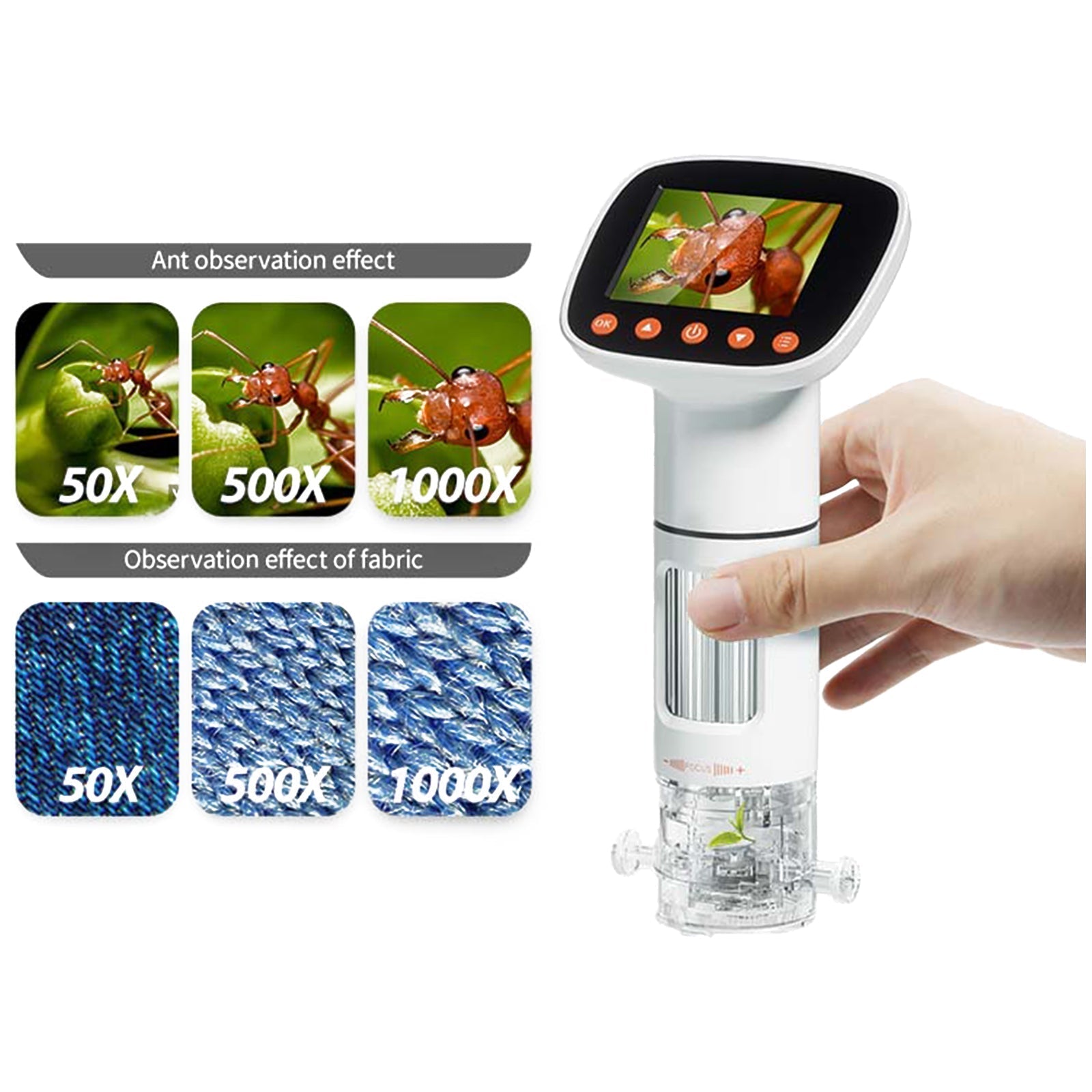 Contixo Kids Digital Microscope - 2" IPS Screen, 2MP Pictures & 1080P Videos-thumbmail-6