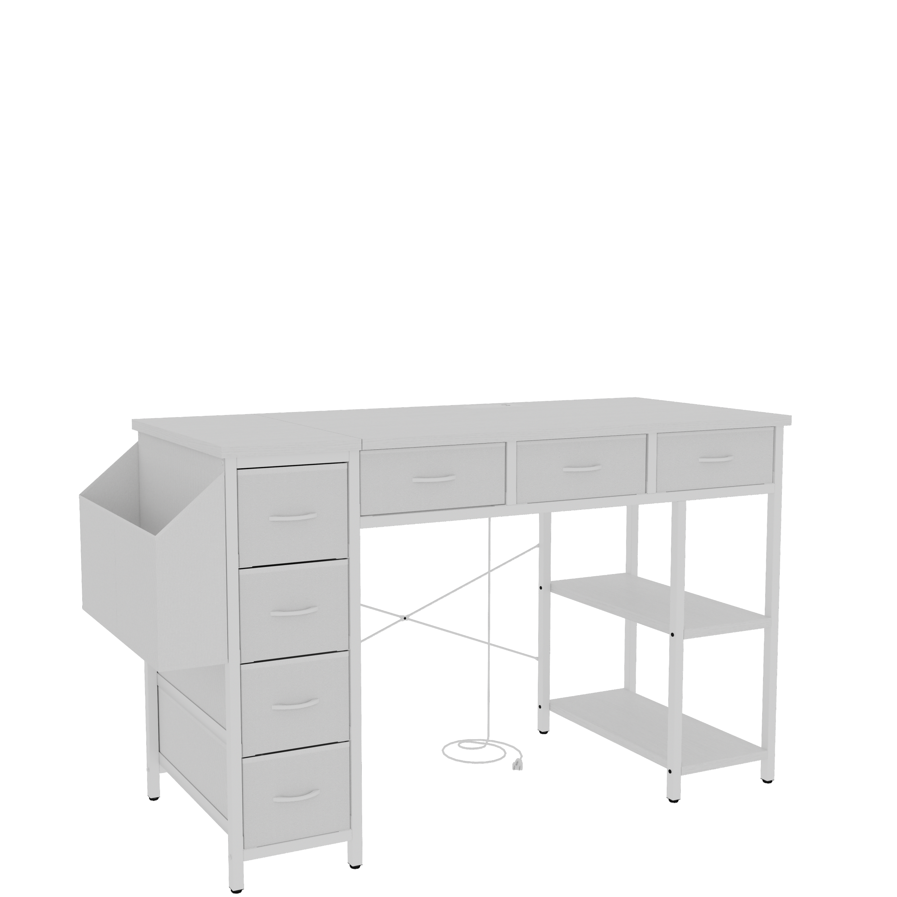 47' Computer Desk With Power Outlet-thumbmail-9