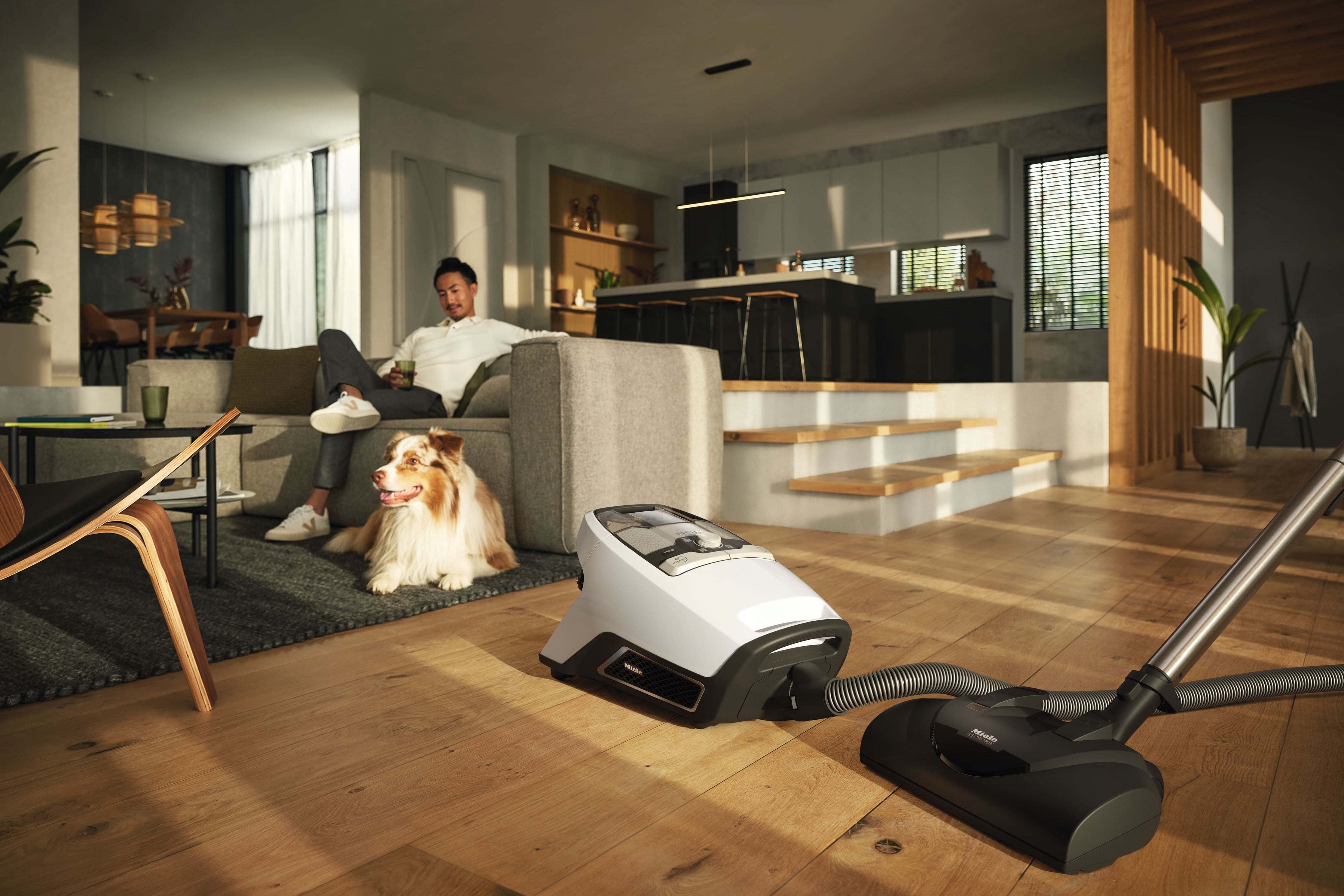 Miele Blizzard CX1 Cat & Dog PowerLine Vacuum Cleaner in Lotus White-thumbmail-8