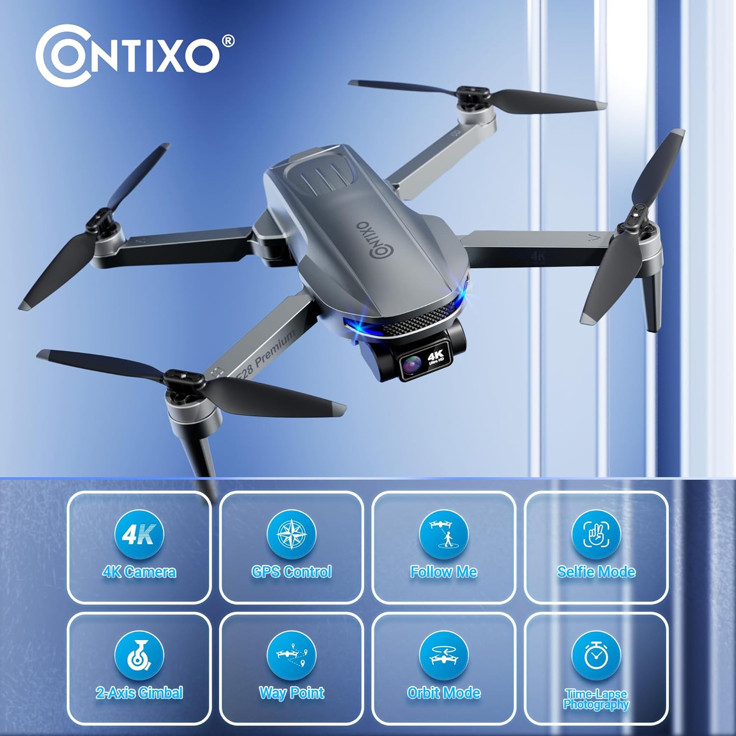Contixo F28 Premium 2-Axis Gimbal Drone-thumbmail-7