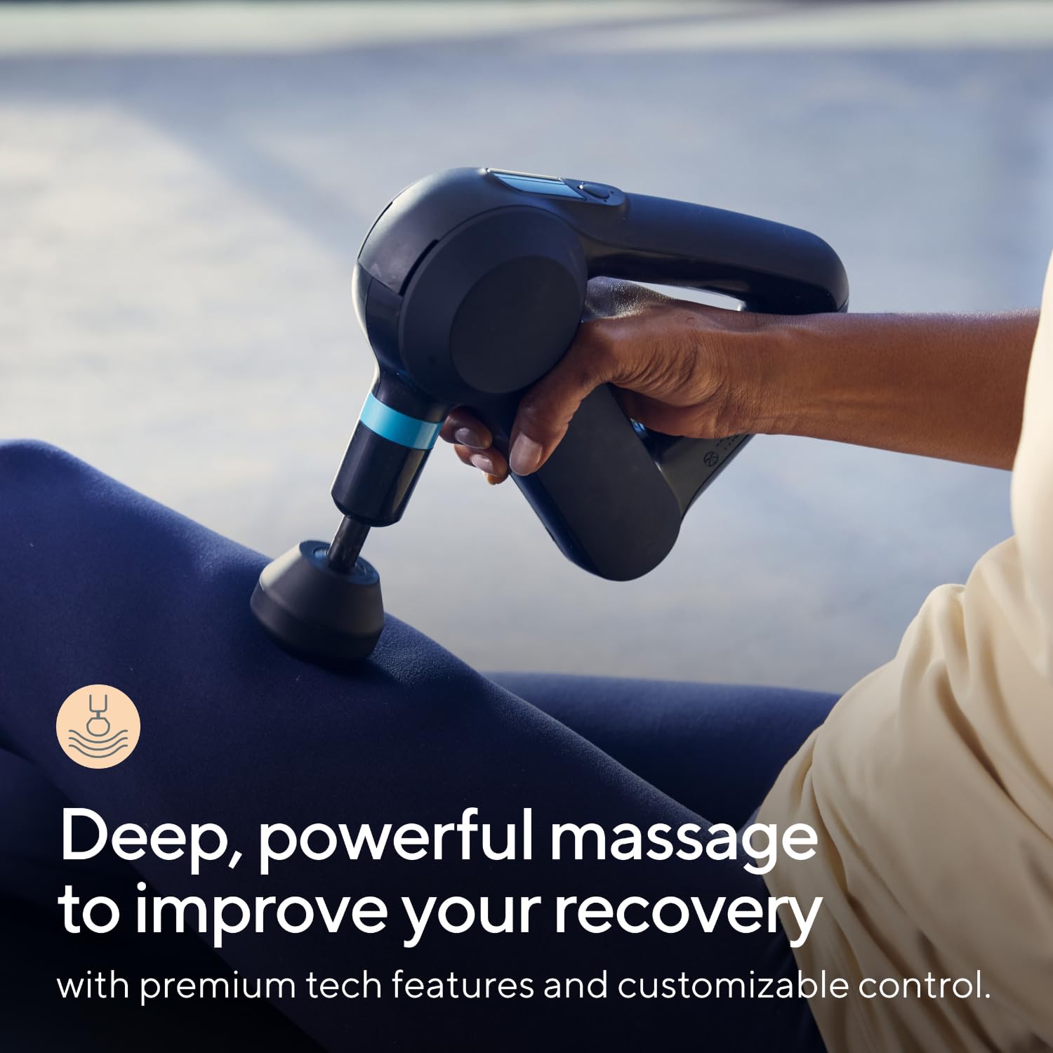 Therabody Certified Refurbished TheraGun Therabody Prime Deep Tissue Muscle Massager 5th Generation in Black-thumbmail-2