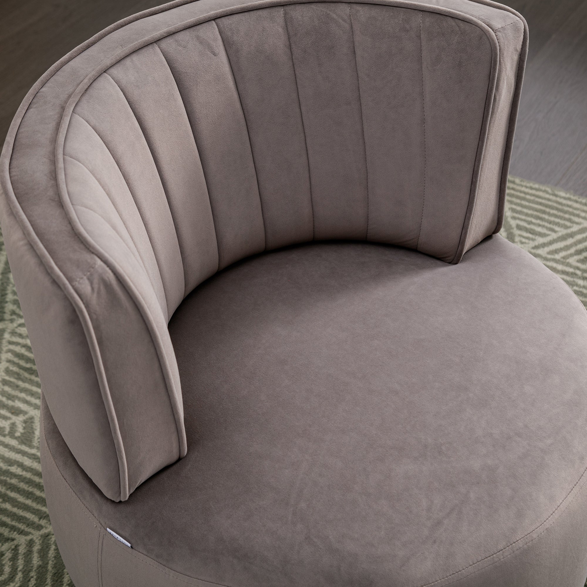 360 Degree Swivel Cuddle Barrel Accent Sofa Chairs-thumbmail-6