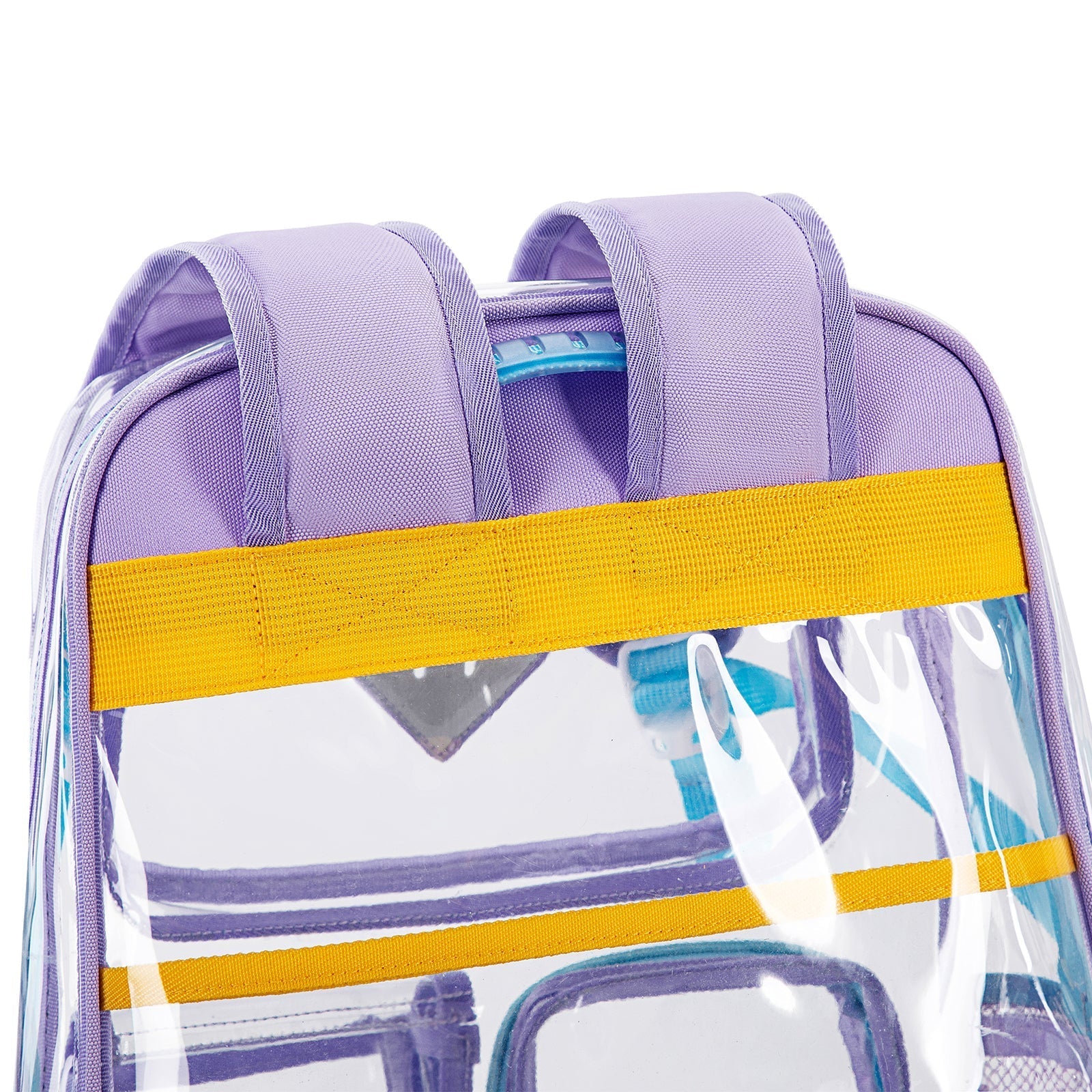 Contixo Heavy Duty Clear Backpack - PVC Transparent, Stadium Ap-thumbmail-5