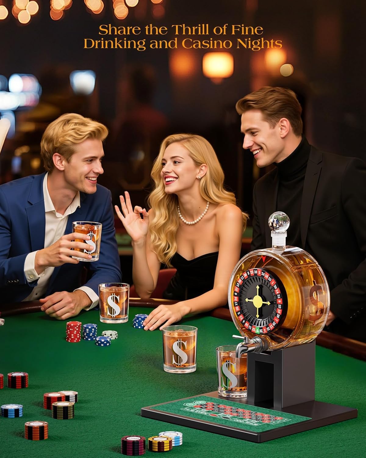 Roulette Whiskey Decanter Set-thumbmail-3
