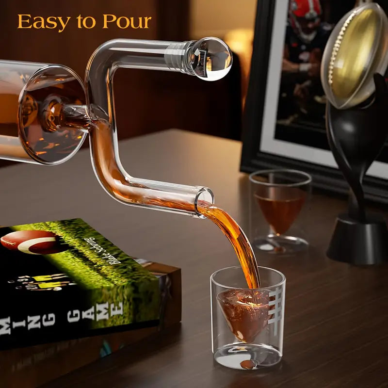 Football Field Goal Whiskey Decanter Set-thumbmail-1