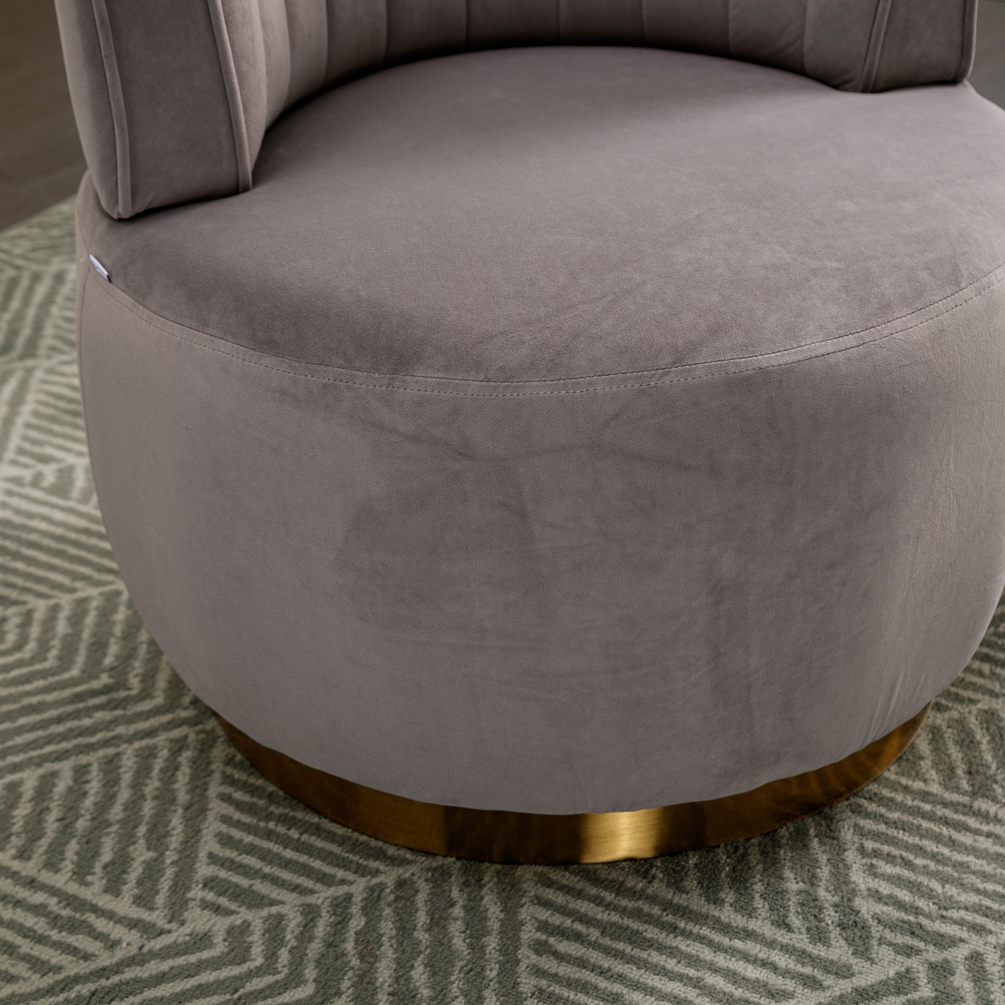 360 Degree Swivel Cuddle Barrel Accent Sofa Chairs-thumbmail-2
