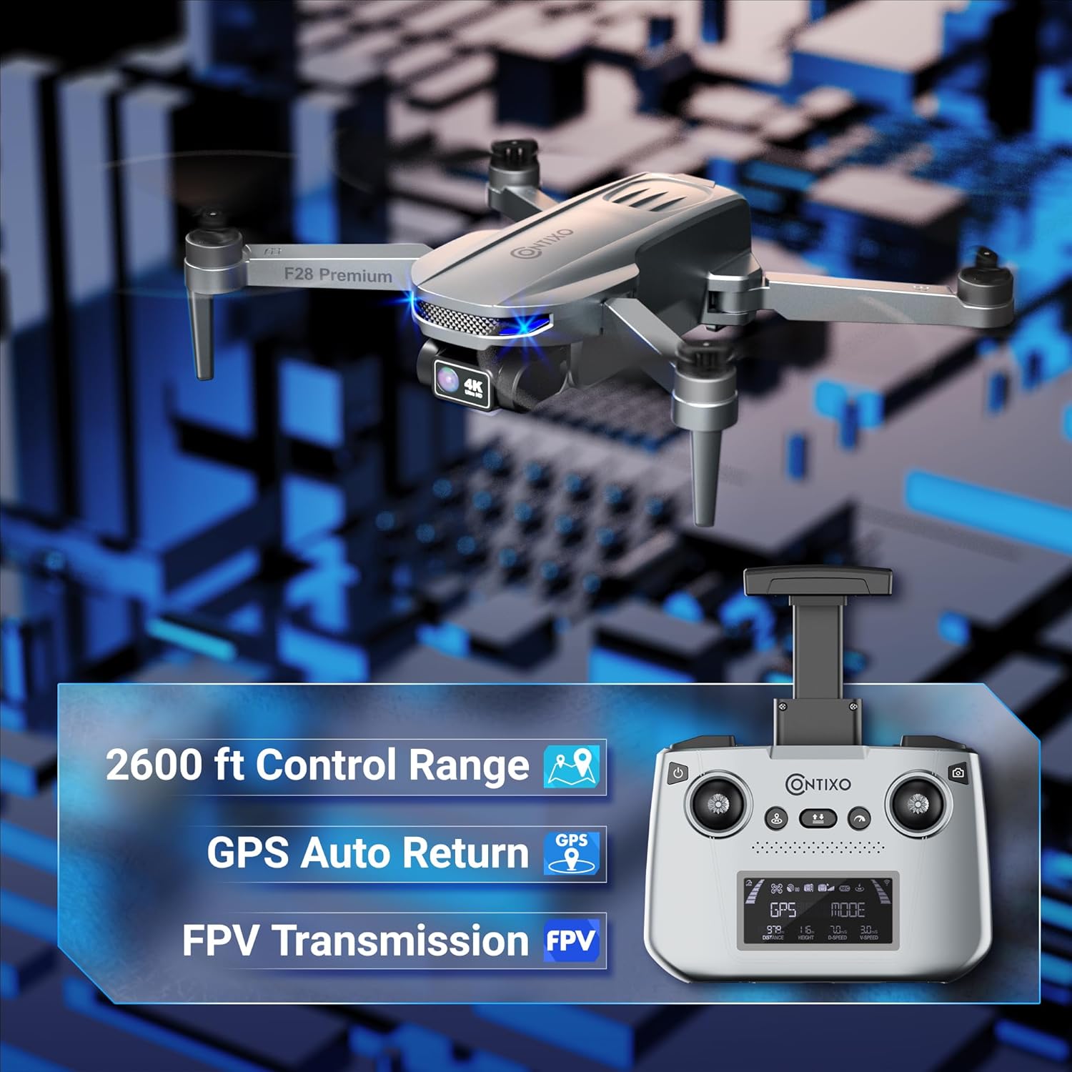 Contixo F28 Premium 2-Axis Gimbal Drone-thumbmail-5