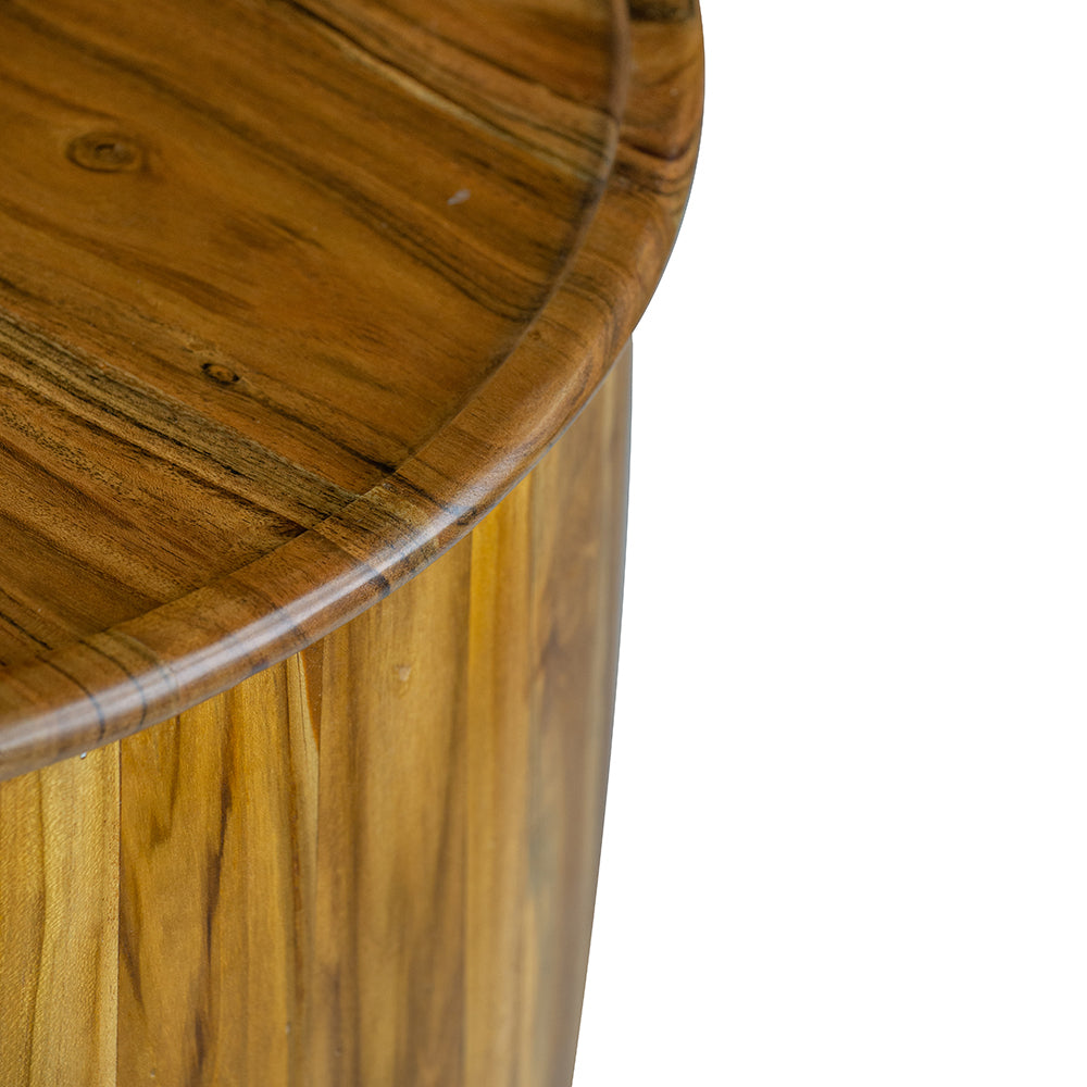 Drum Side Table With Tray Style Top-thumbmail-1