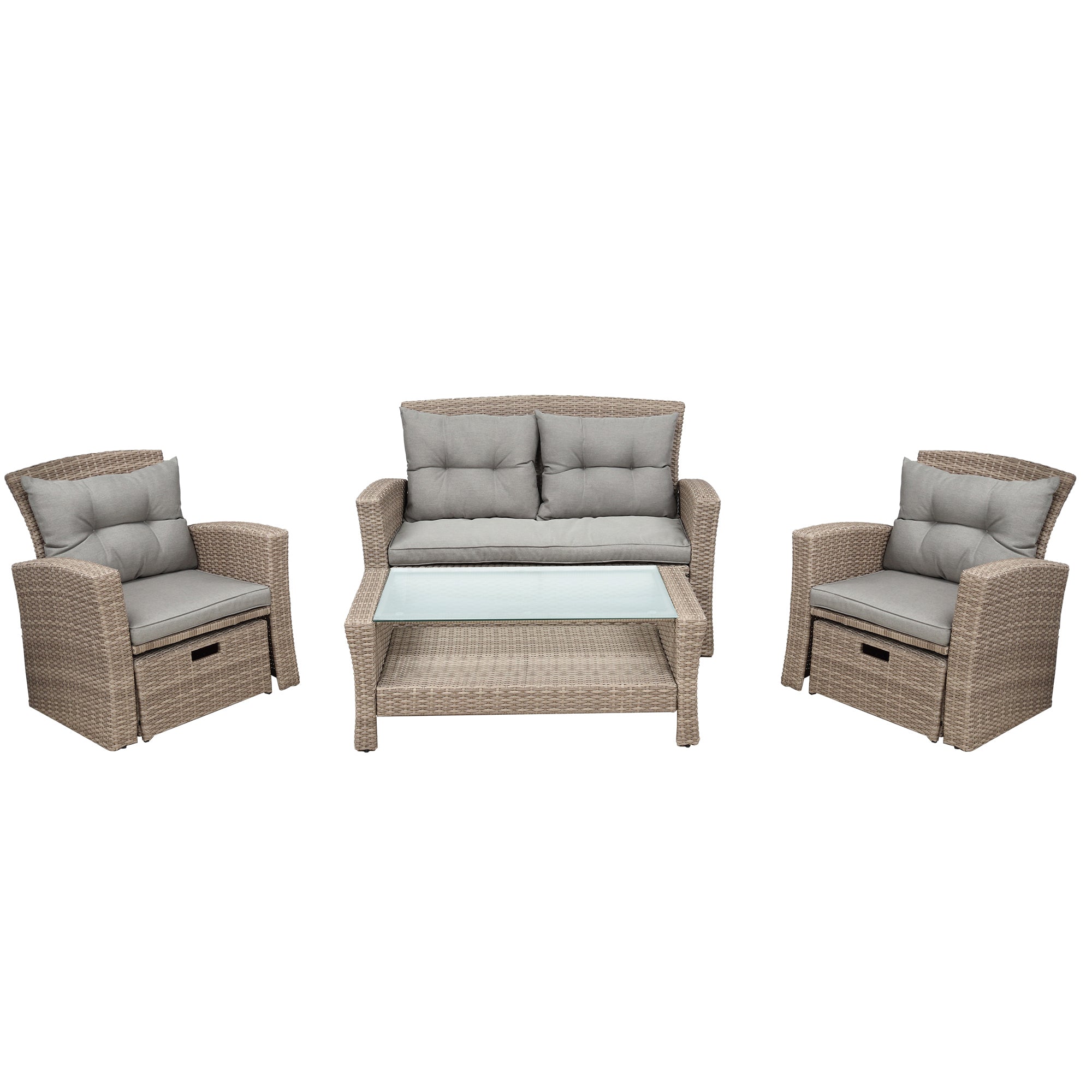 Set of 4 Piece Outdoor Patio Furniture-thumbmail-4