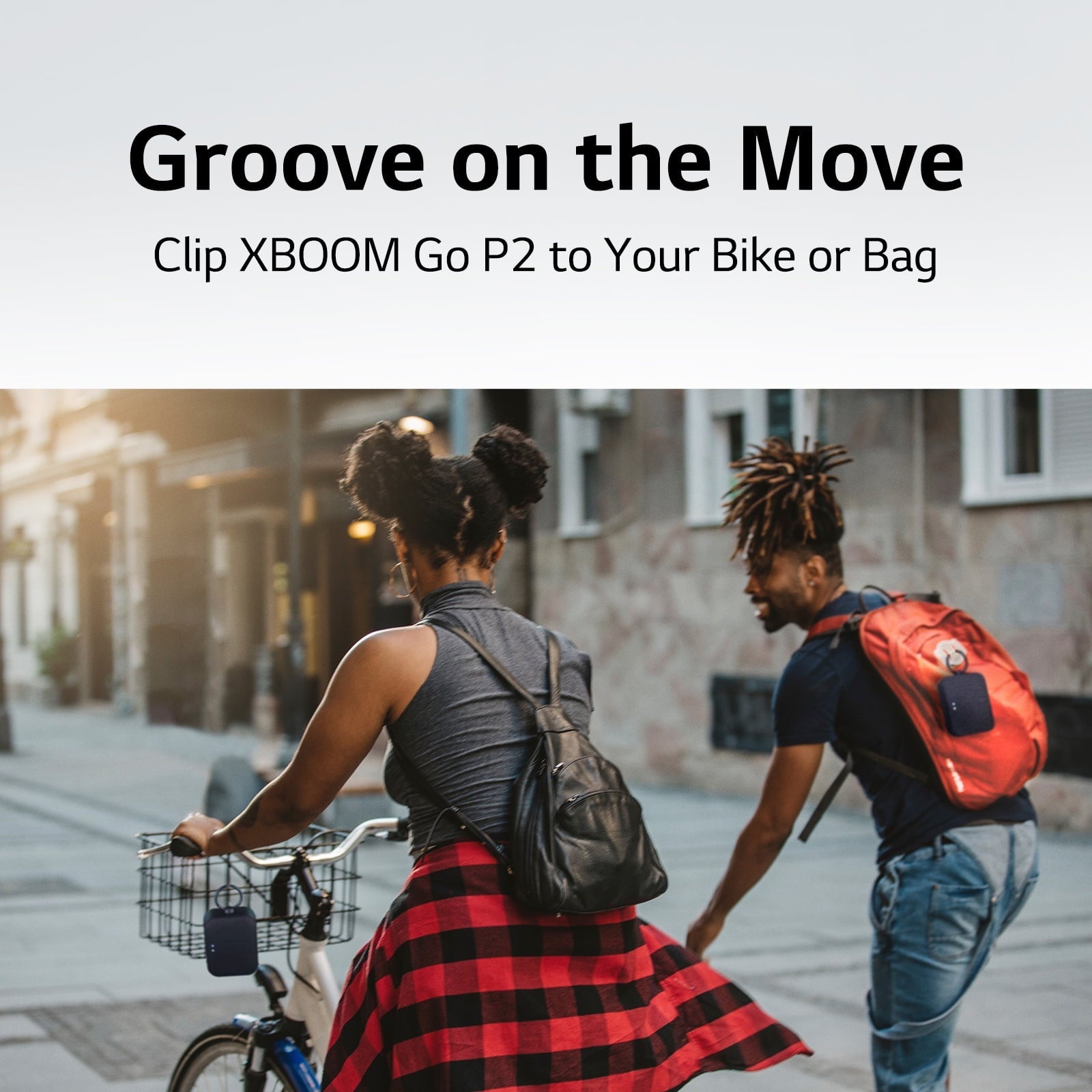 LG XBOOM Go P2 Double Pack Portable Wireless Bluetooth Speaker With Microphone in Black-thumbmail-6