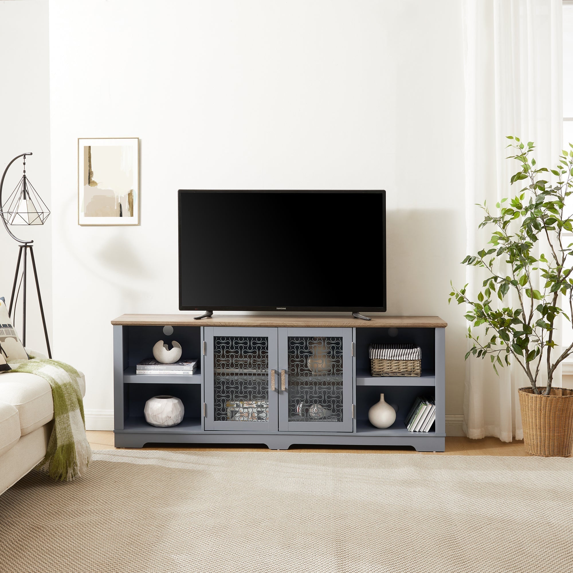 Modern Farmhouse TV Media Stand-thumbmail-10
