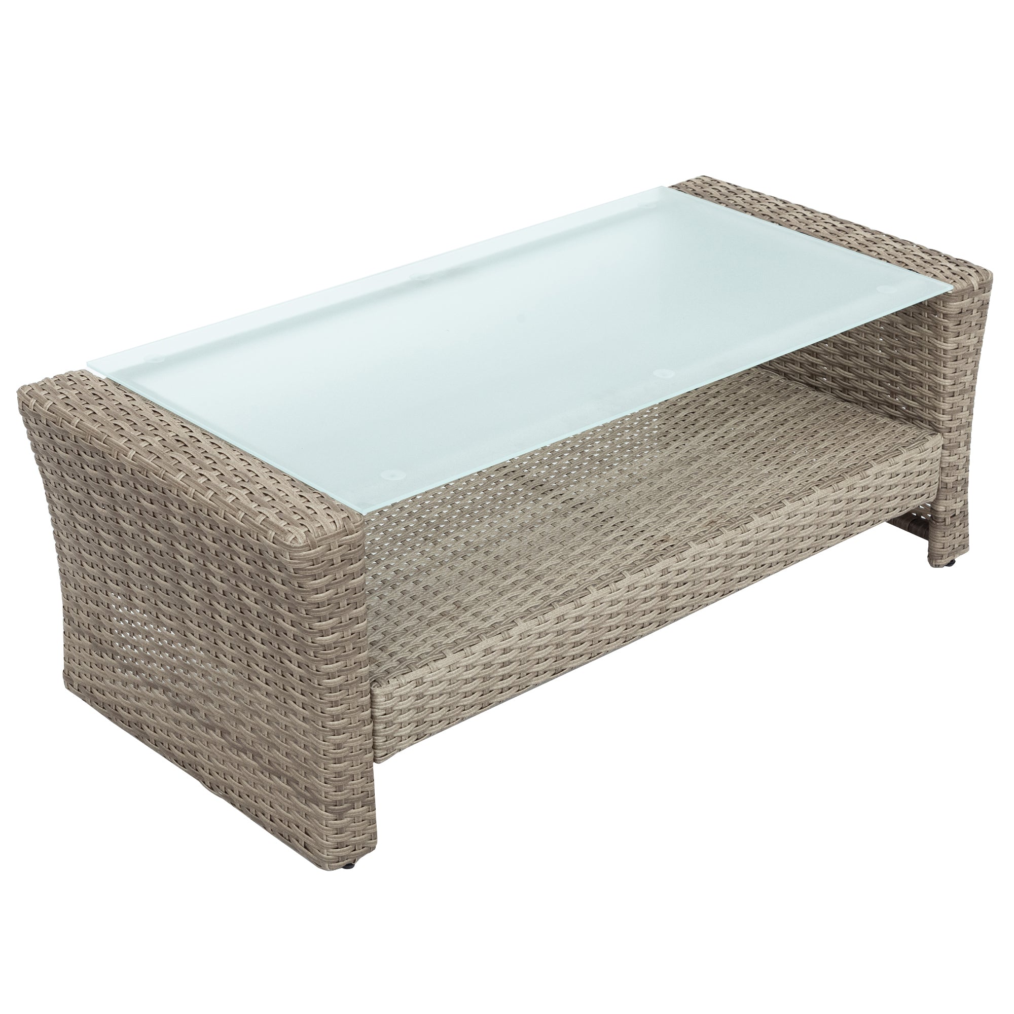 Set of 4 Piece All Weather Wicker Patio Furniture-thumbmail-3