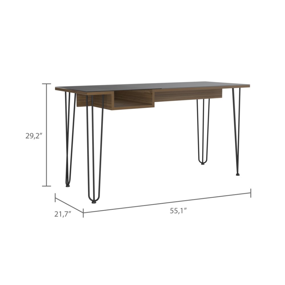 Mahogany Classic Office Desk-thumbmail-6