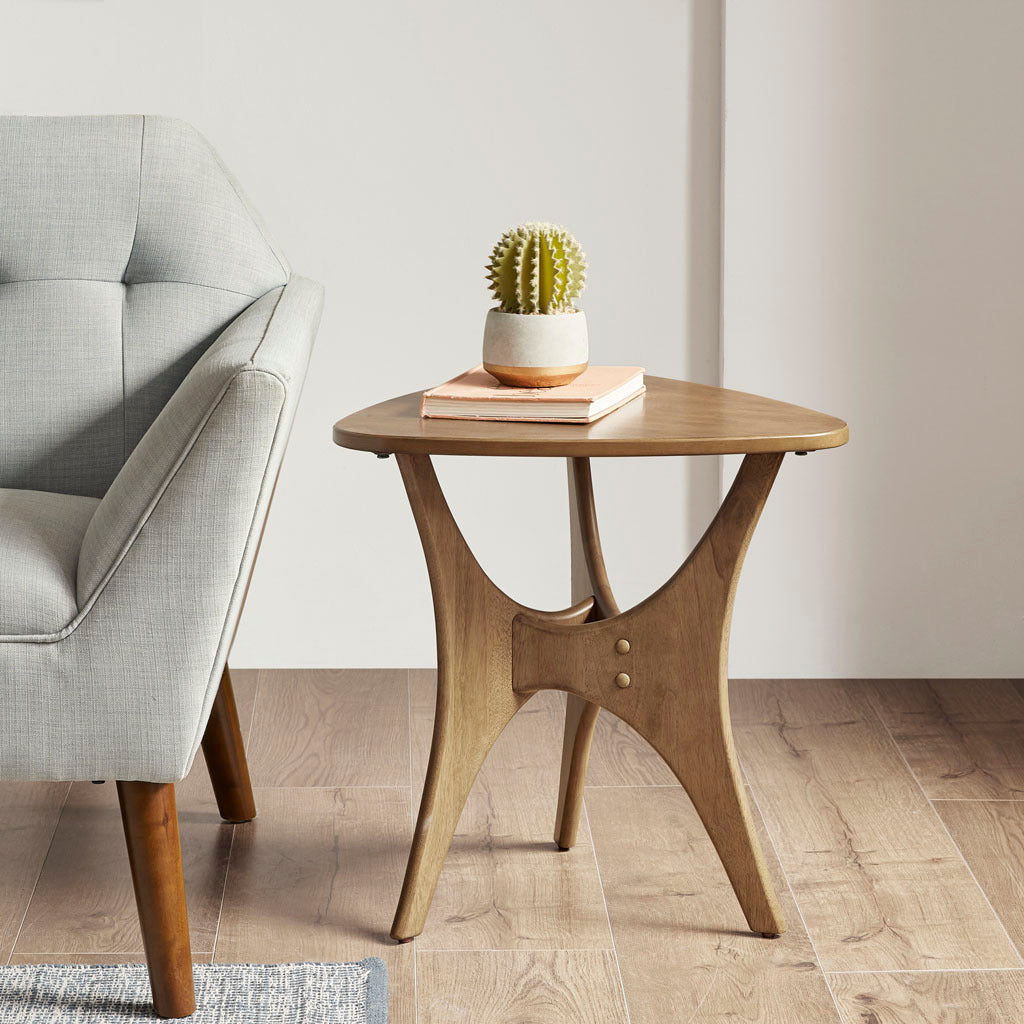 Triangle Wood Side Table-thumbmail-5