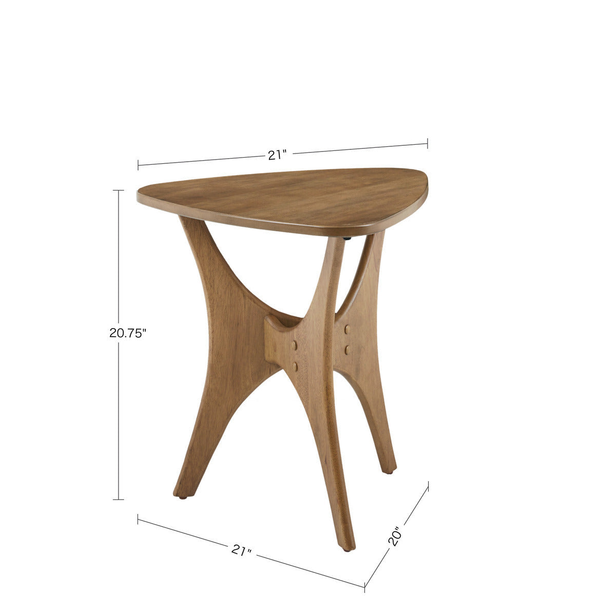 Triangle Wood Side Table-thumbmail-3