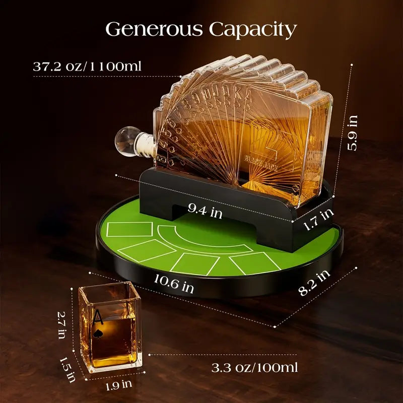 Poker Night Whiskey Decanter Set-thumbmail-5