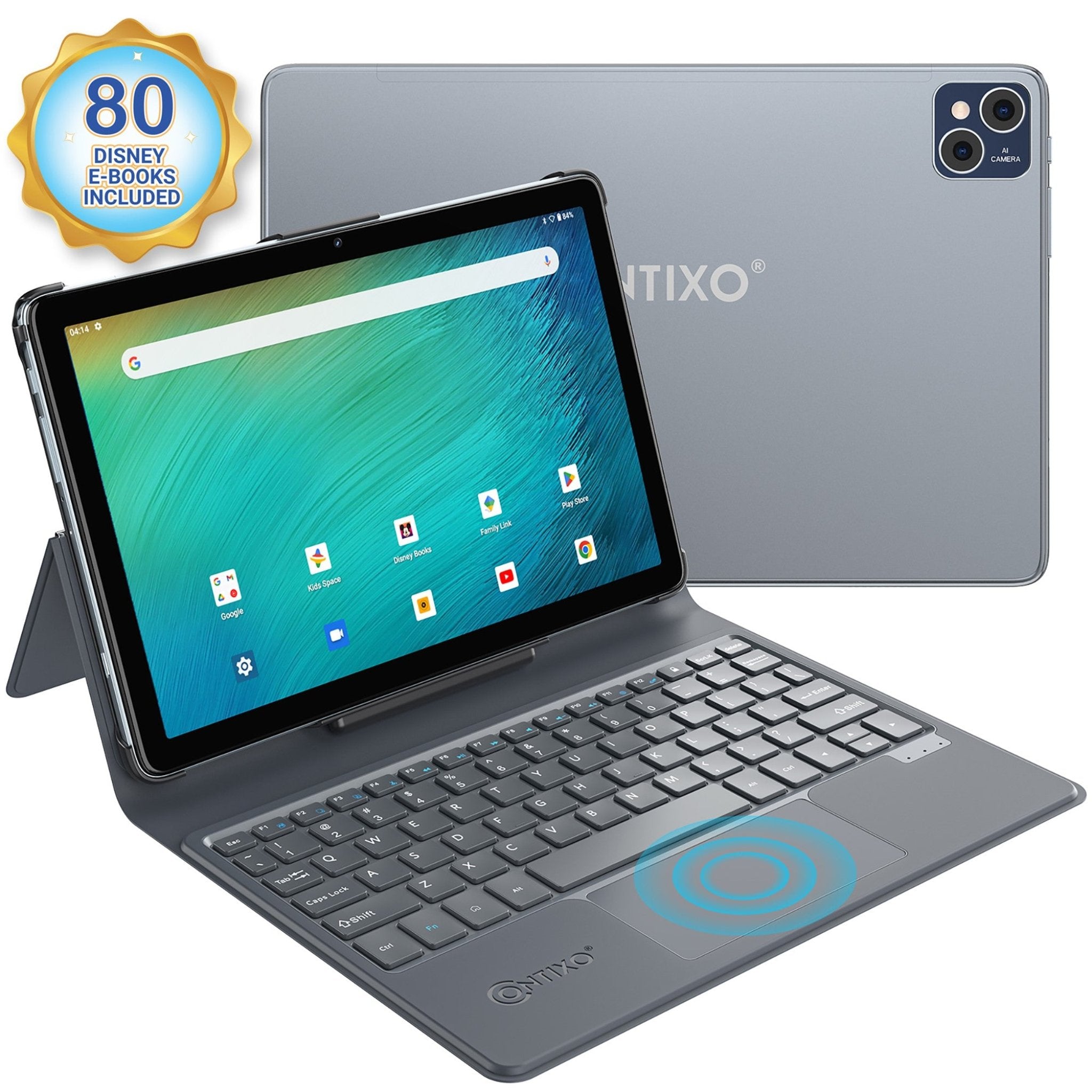 Contixo A1 10" Educational Android Tablet With Docking Keyboard - 128GB-thumbmail-2