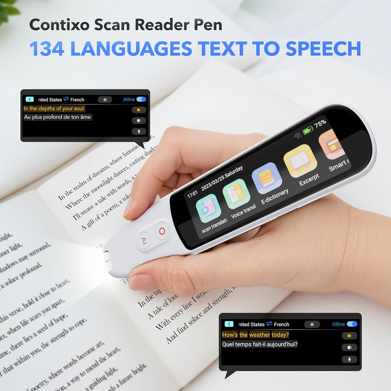 Contixo P2 Smart Scanning Translator Pen-thumbmail-3