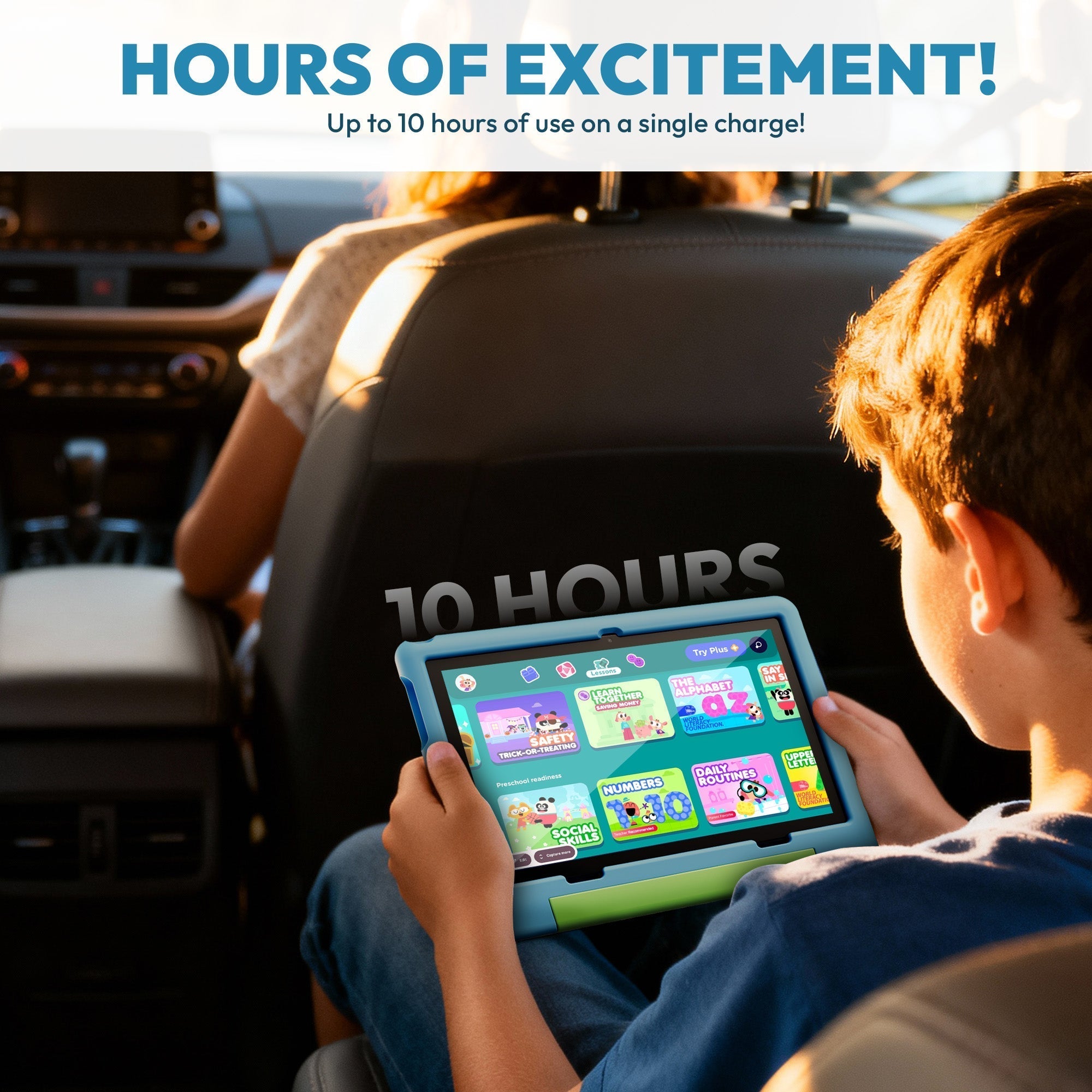 Contixo A10 | 10" Kids Tablet, 2026 Model, Epic! and Lingokids, 64GB-thumbmail-9