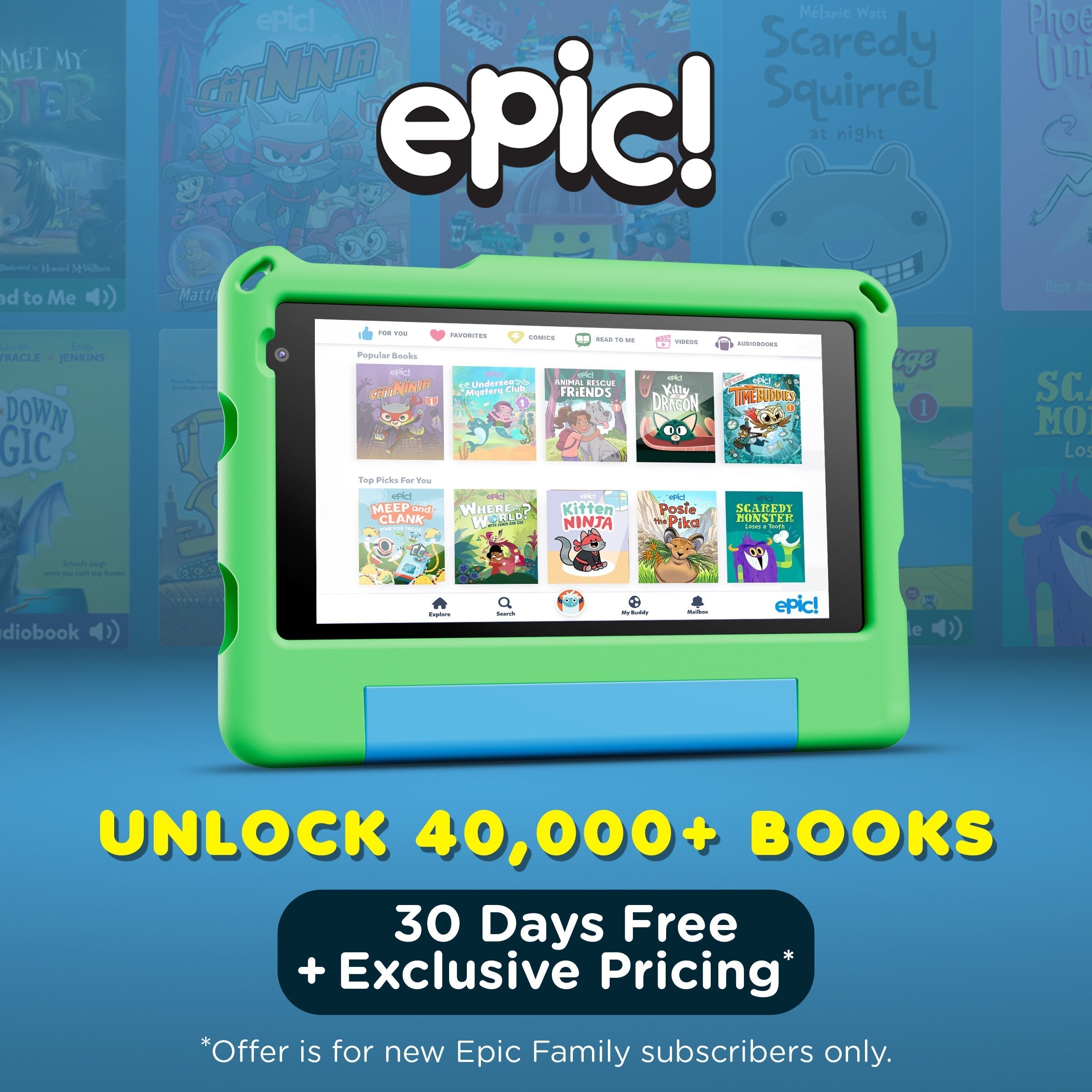 Contixo A7 | 7" Kids Tablet, 2026 Model, Epic! and Lingokids, 32GB-thumbmail-6