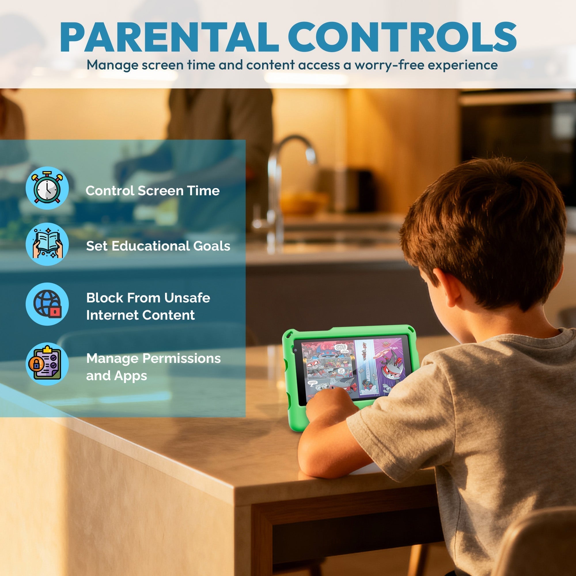 Contixo A7 | 7" Kids Tablet, 2026 Model, Epic! and Lingokids, 32GB-thumbmail-10