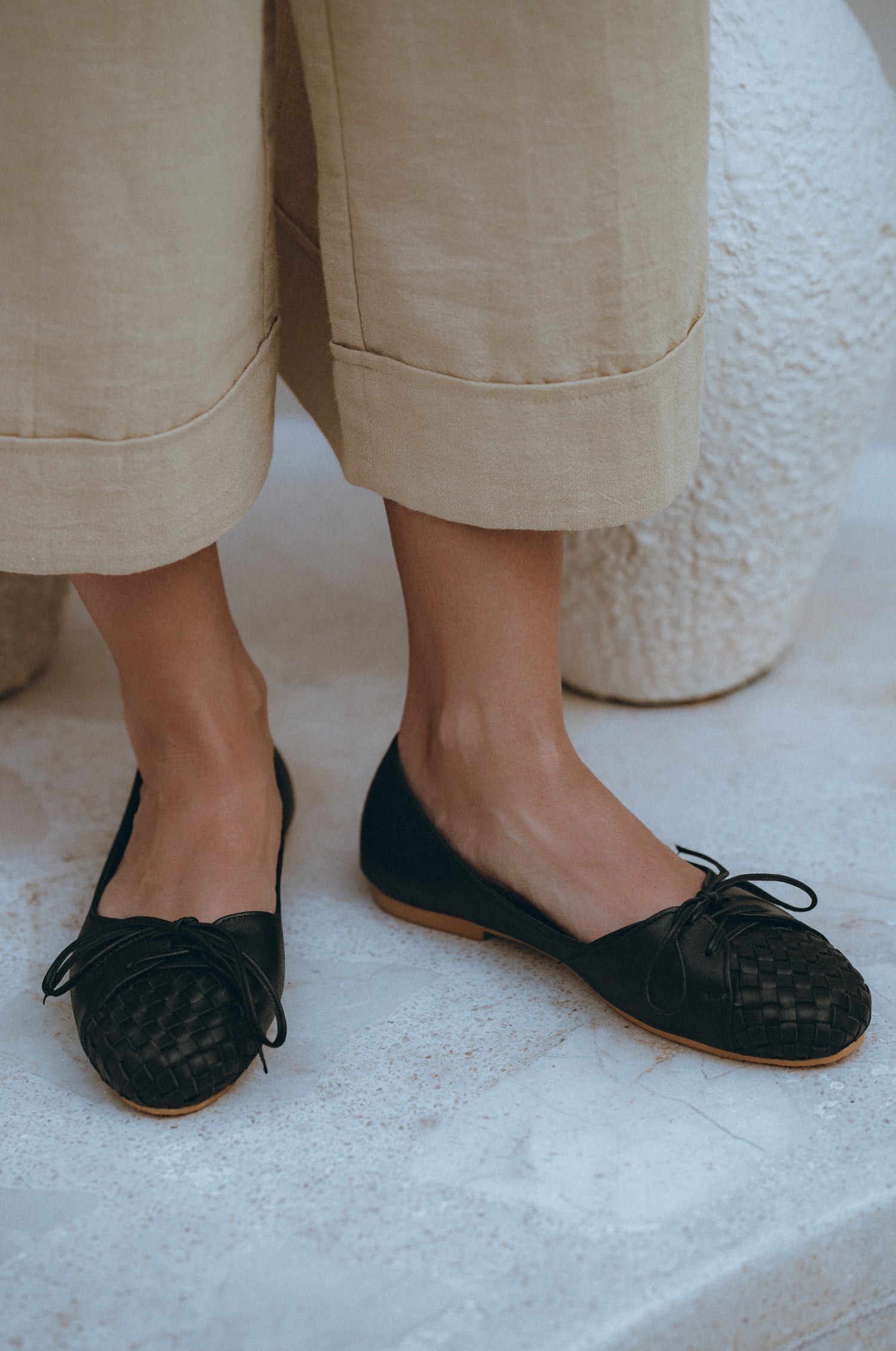 Alexandra Woven Leather Flats-thumbmail-4